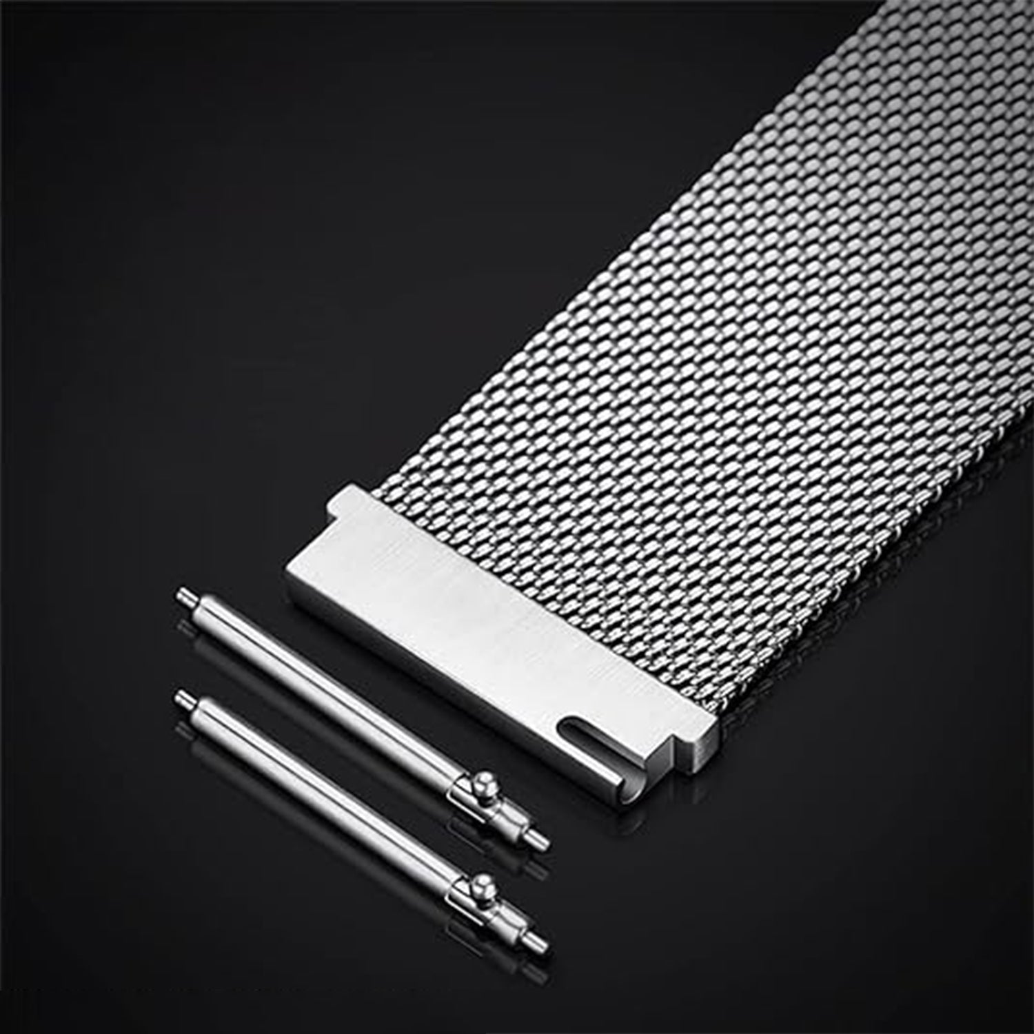 For Samsung Galaxy Watch6 Classic / Watch6 Watch Strap 20mm Milanese Mesh Magnetic Wrist Band - Graphite Grey