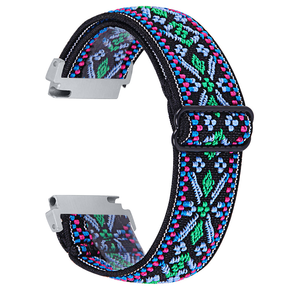 For Verizon GizmoWatch 2 Replacement Nylon Watch Strap Jacquard Elastic Wrist Band - Style A
