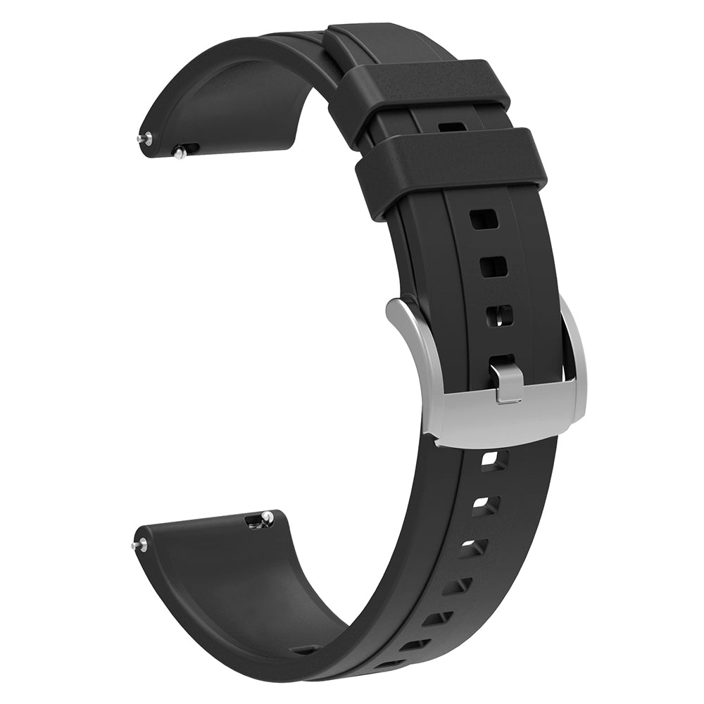 For Huawei Watch GT 4 41mm Soft Silicone Watch Band Strap Replacement Accessory - Black