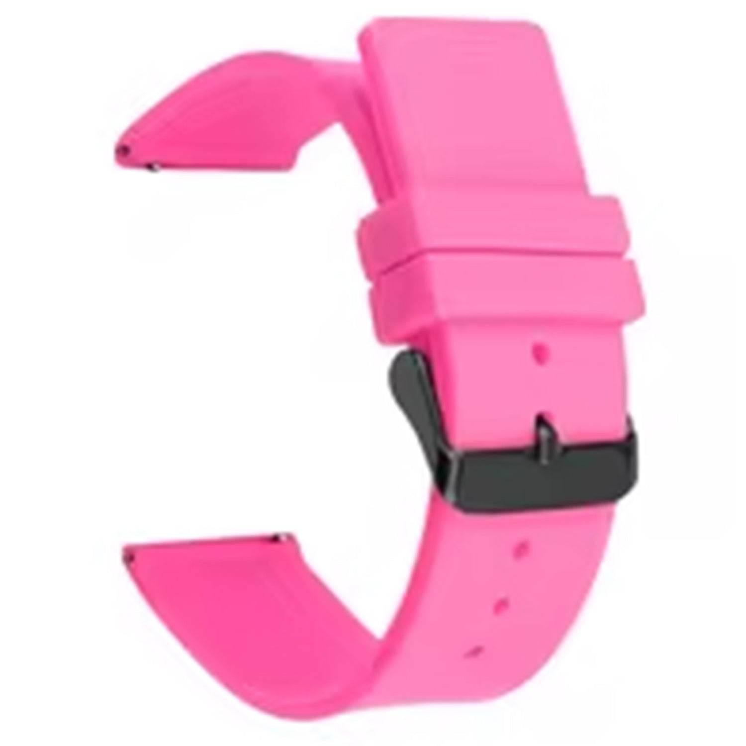 For Garmin Venu 3S / Venu 2S / Mi Watch Strap Replacement 18mm Sports Style Silicone Watchband with Black Buck - Dark Blue