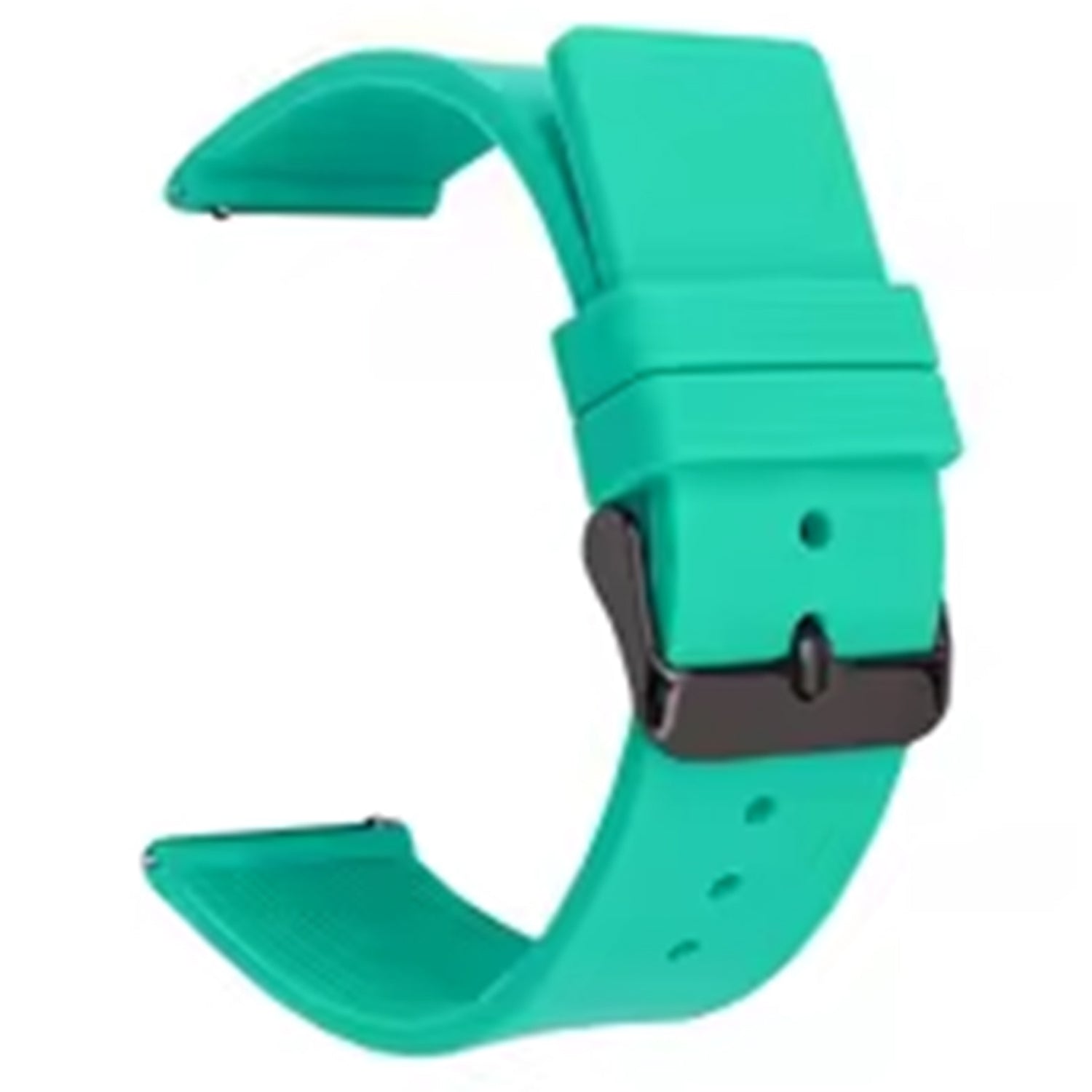 For Garmin Venu 3S / Venu 2S / Mi Watch Strap Replacement 18mm Sports Style Silicone Watchband with Black Buck - Dark Blue