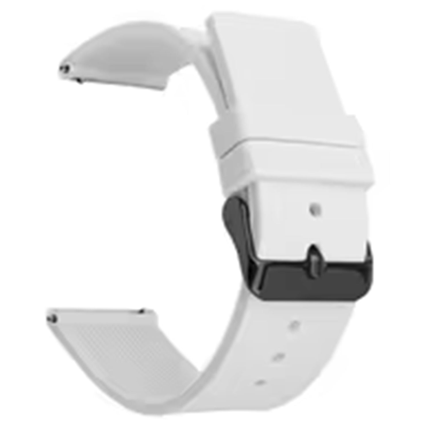 For Garmin Venu 3S / Venu 2S / Mi Watch Strap Replacement 18mm Sports Style Silicone Watchband with Black Buck - Dark Blue