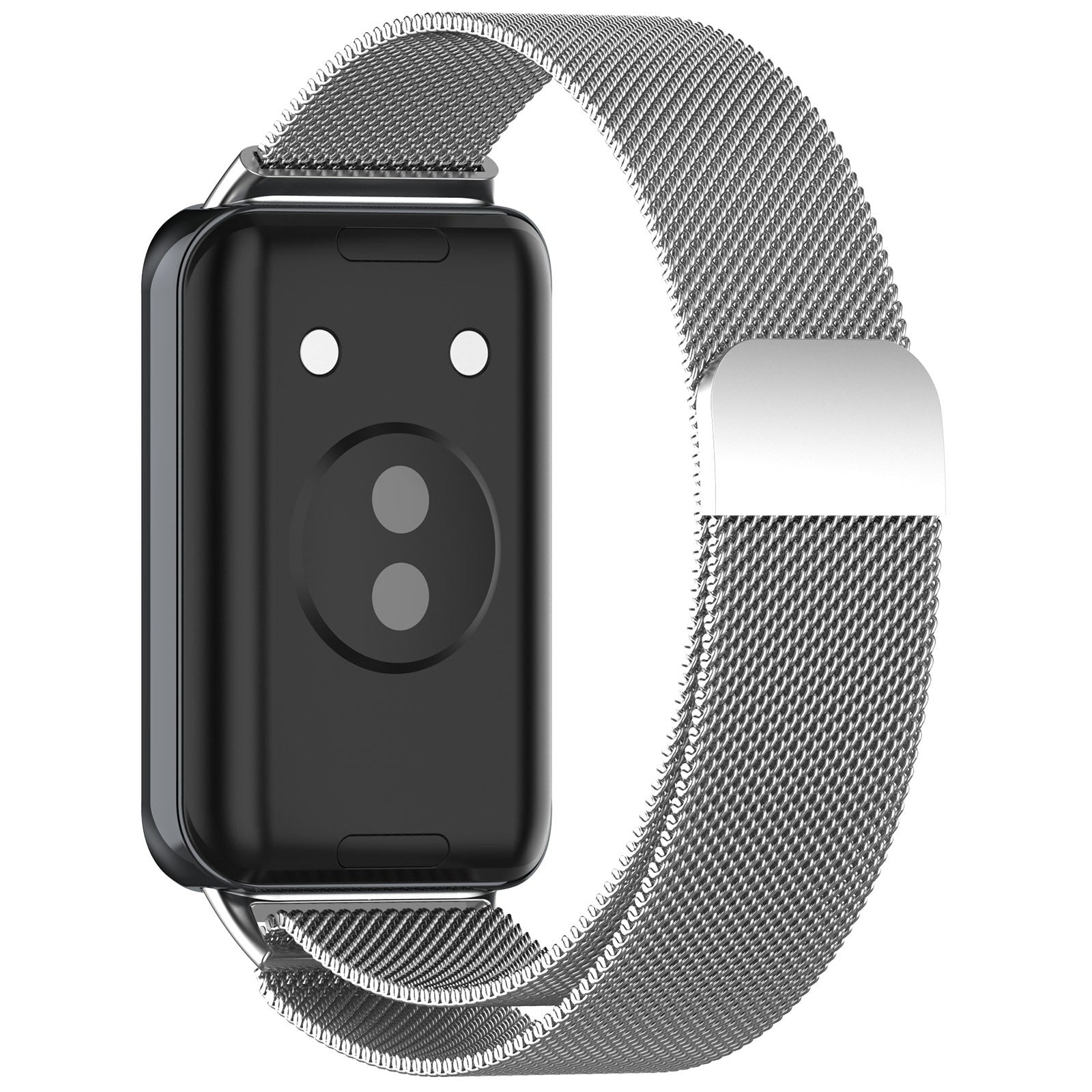 For Honor Band 9 Metal Watch Band Milanese Magnetic Wrist Strap - Silver