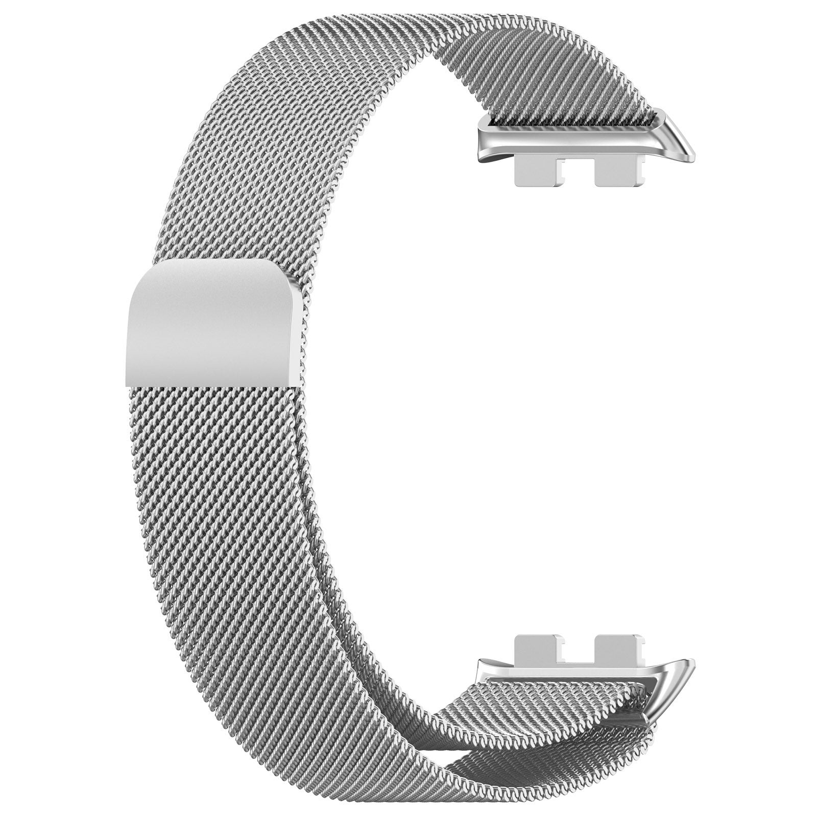 For Honor Band 9 Metal Watch Band Milanese Magnetic Wrist Strap - Silver