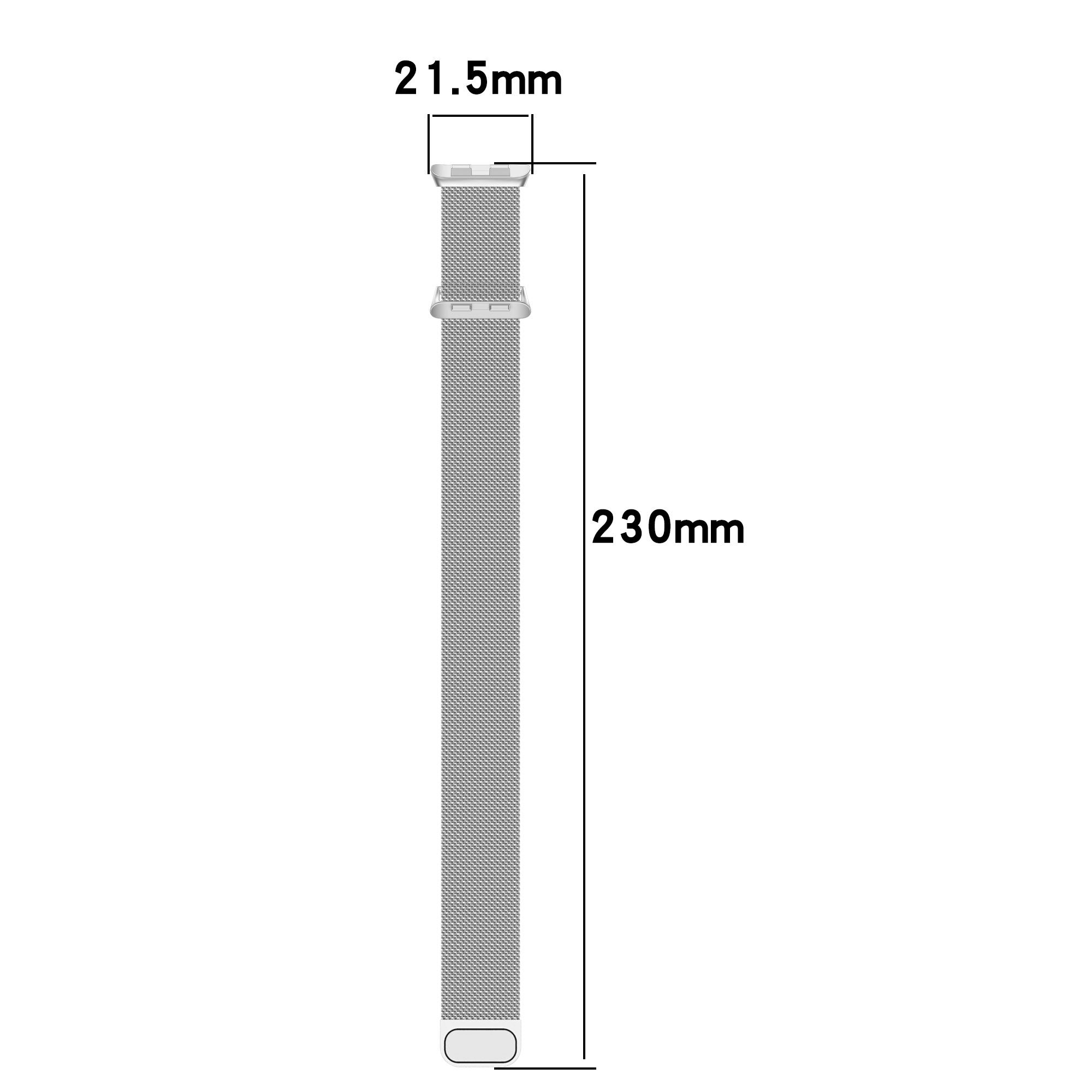 For Honor Band 9 Smart Watch Band Metal Milanese Strap Replacement - Rose Pink