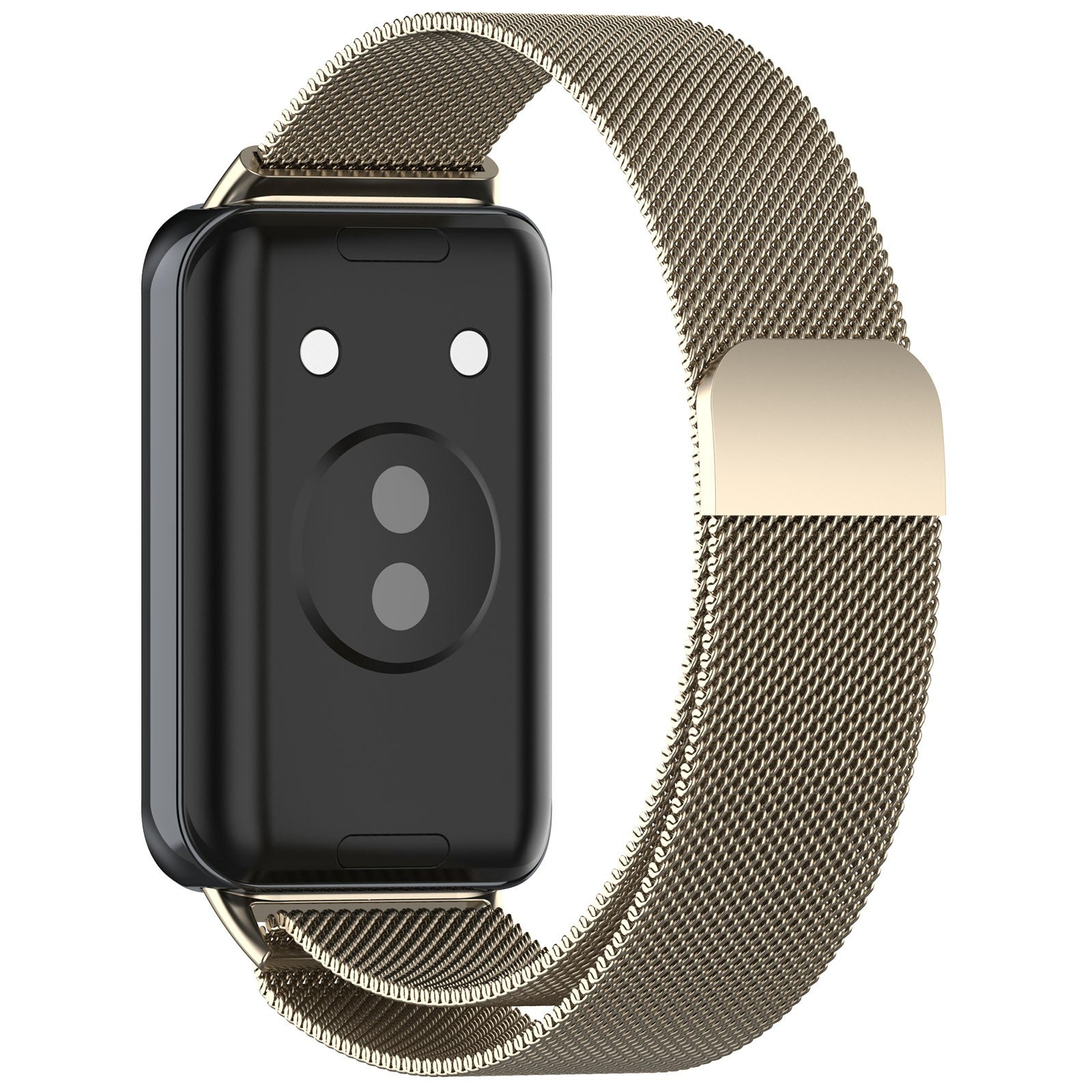 For Honor Band 9 Smart Watch Band Metal Milanese Strap Replacement - Rose Pink