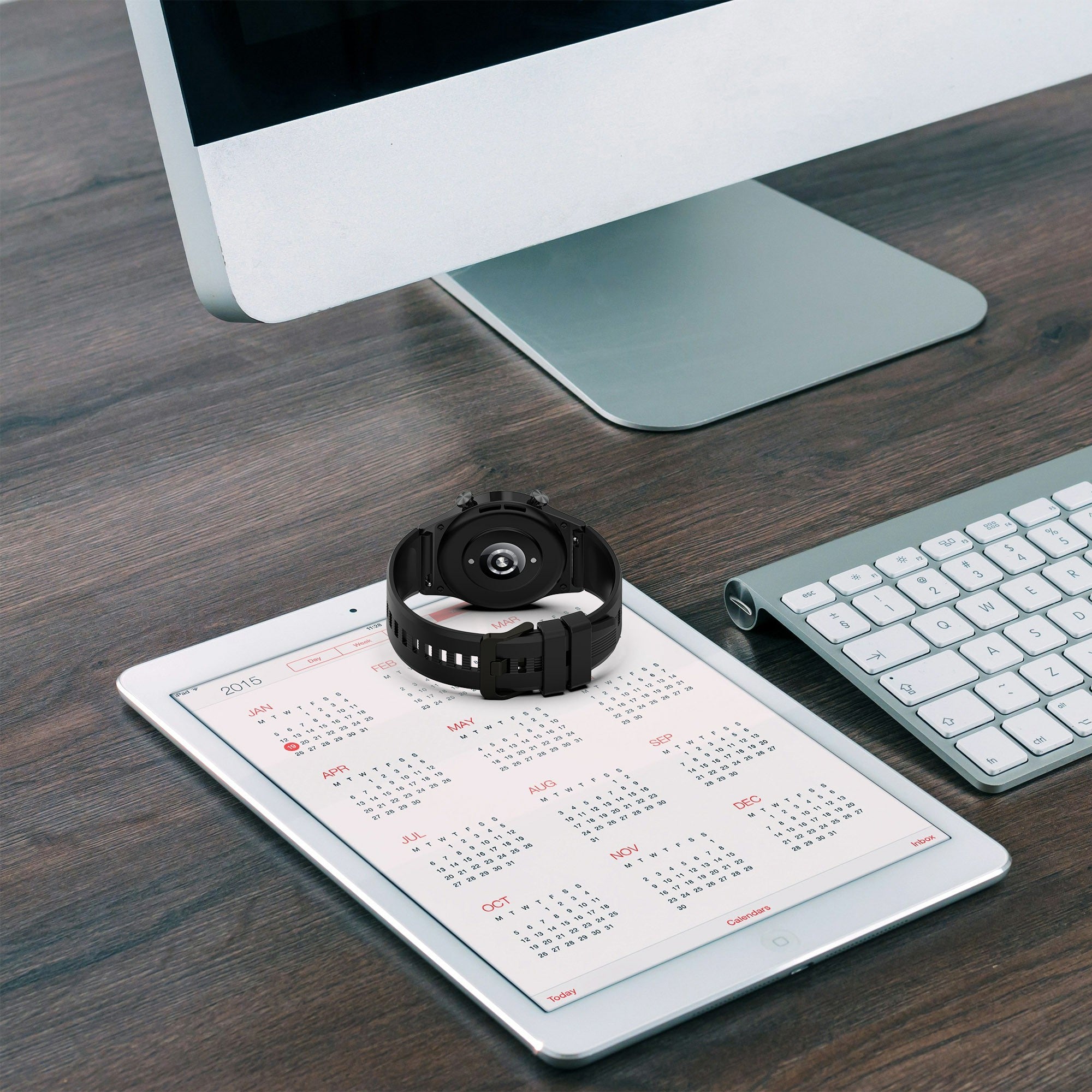 For Honor Watch GS 4 Soft Silicone Watch Strap 22mm Replacement Watch Band - Black