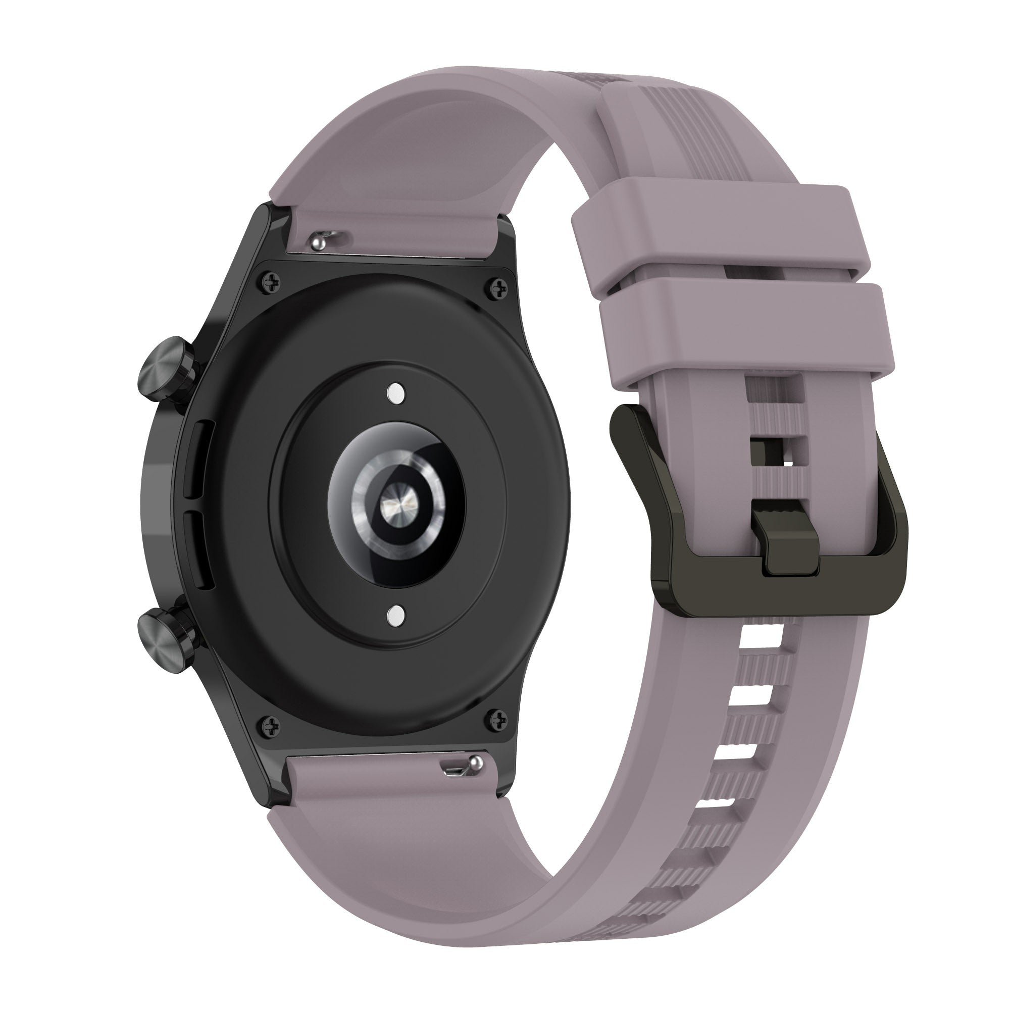 For Honor Watch GS 4 Soft Silicone Watch Strap 22mm Replacement Watch Band - Black