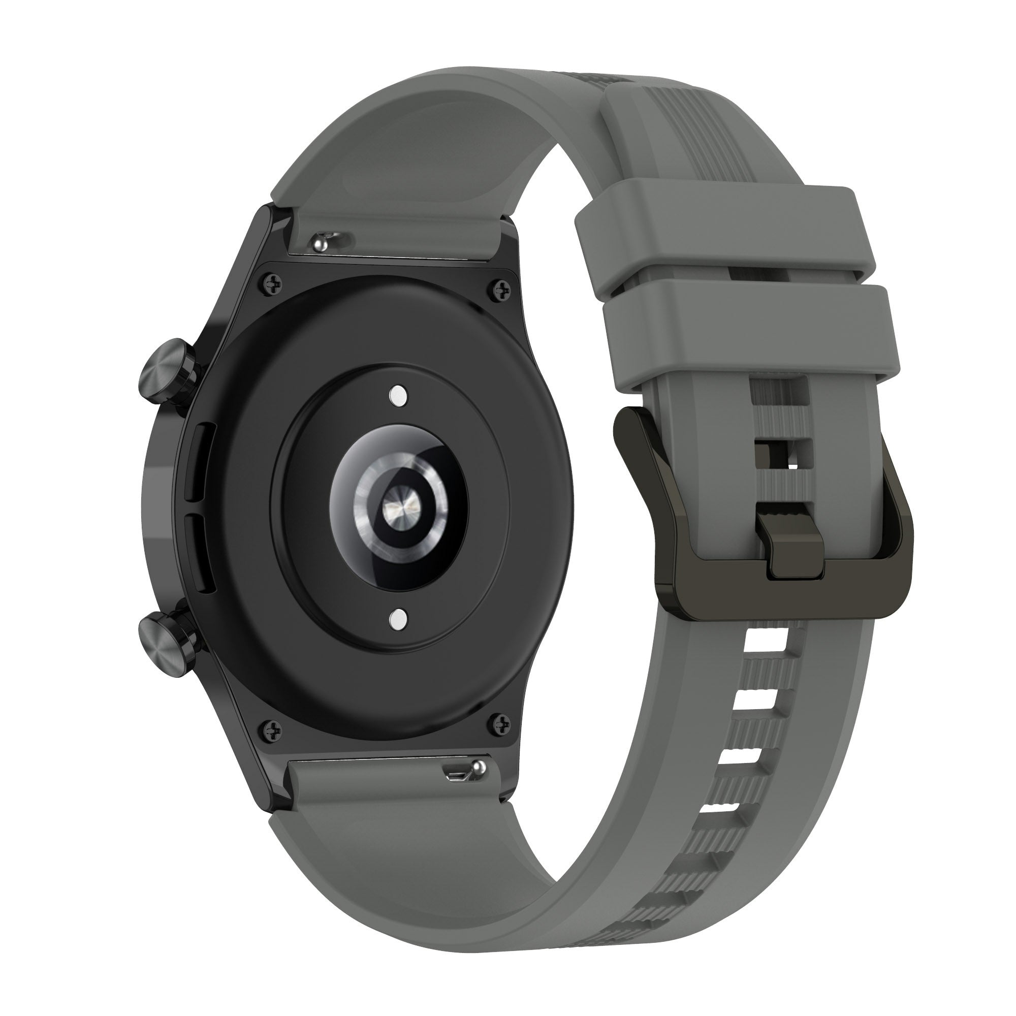 For Honor Watch GS 4 Soft Silicone Watch Strap 22mm Replacement Watch Band - Black