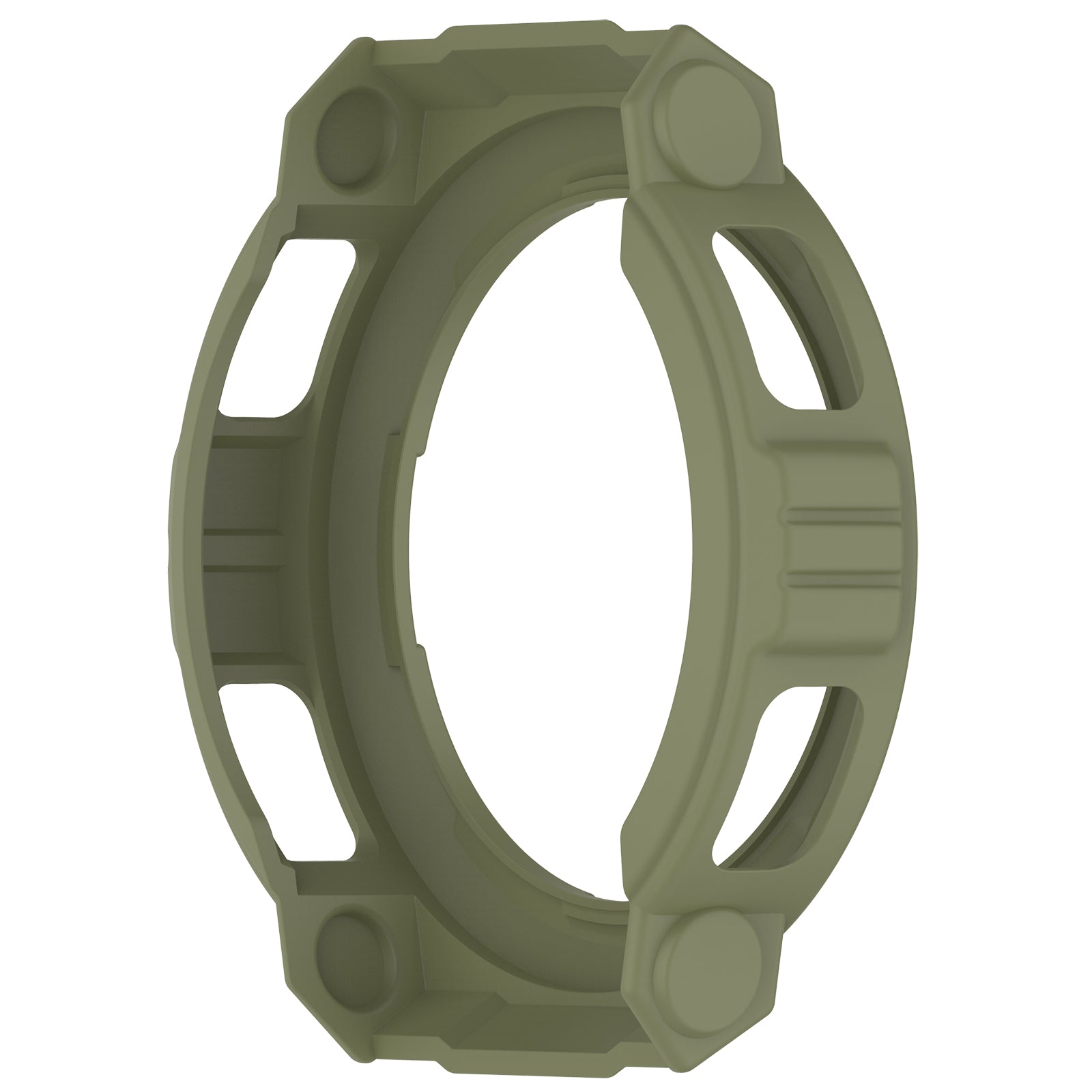 For Huami Amazfit Active Edge A2212 TPU Smartwatch Case Hollow Anti-collision Protective Frame - Green
