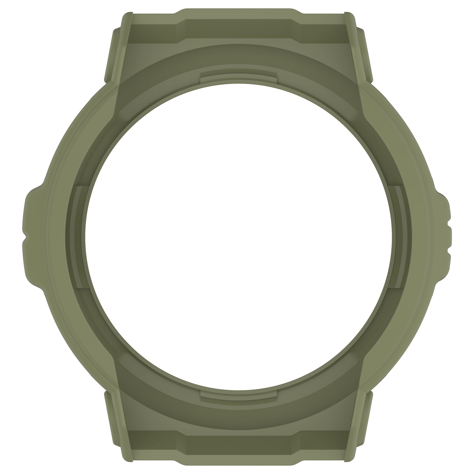 For Huami Amazfit Active Edge A2212 TPU Smartwatch Case Hollow Anti-collision Protective Frame - Green