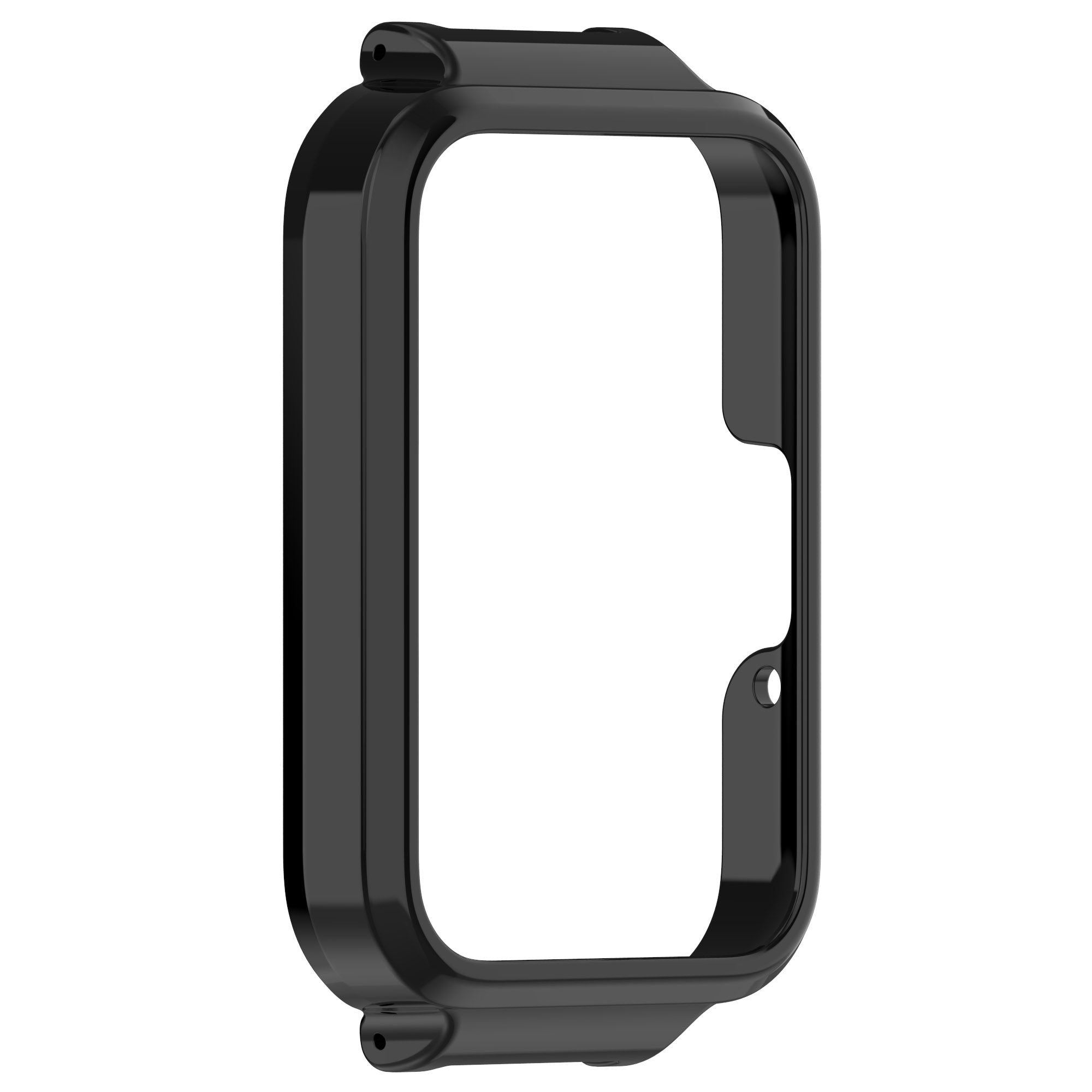 For Samsung Galaxy Fit3 SM-R390 Anti-collision PC Watch Case Protective Frame - Black