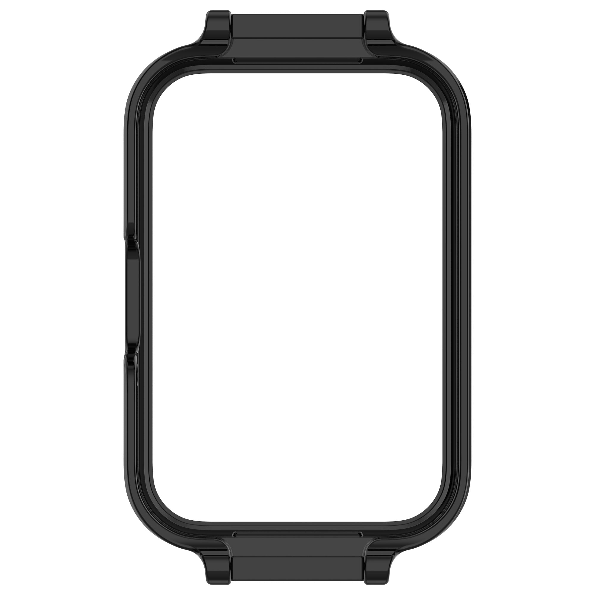 For Samsung Galaxy Fit3 SM-R390 Anti-collision PC Watch Case Protective Frame - Black