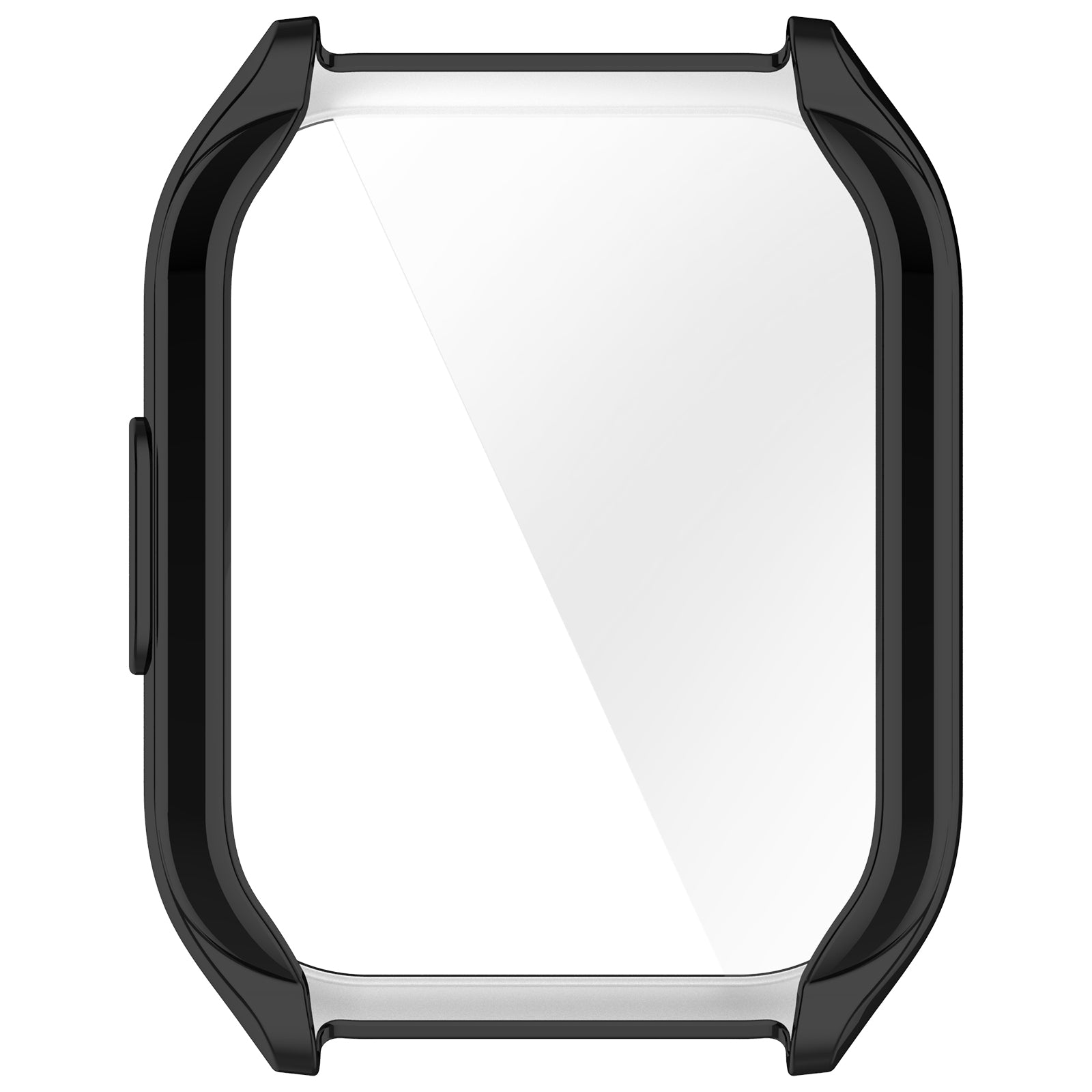 For Haylou Watch 2 Pro / LS02 Pro Watch Case All-inclusive Soft TPU Protective Cover - Electroplating Black