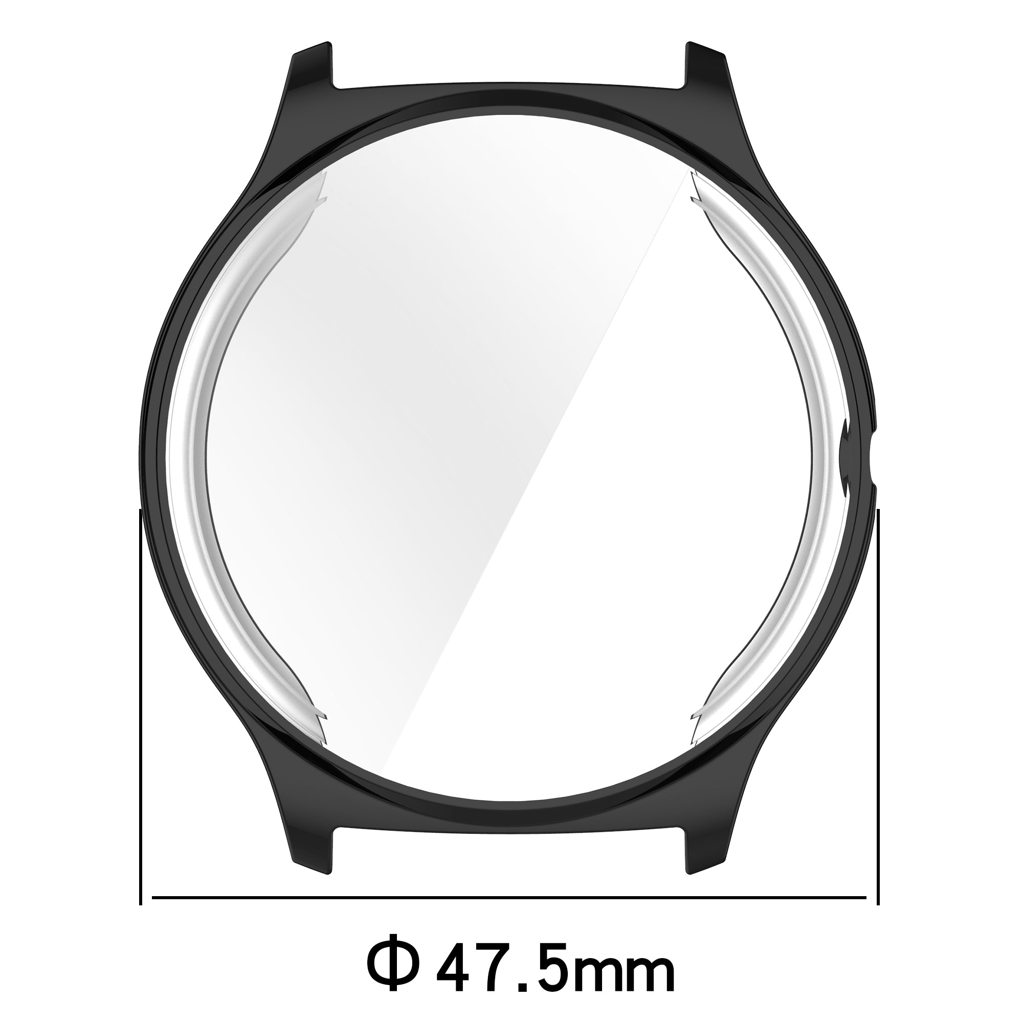 For Haylou Solar Lite R001 Anti-scratch Watch Case All-inclusive TPU Protective Cover - Electroplating Pink Gold