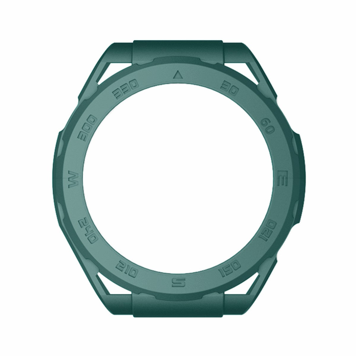 For Haylou Watch R8 Hard PC Watch Frame Case Anti-scratch Protective Cover - Midnight Green