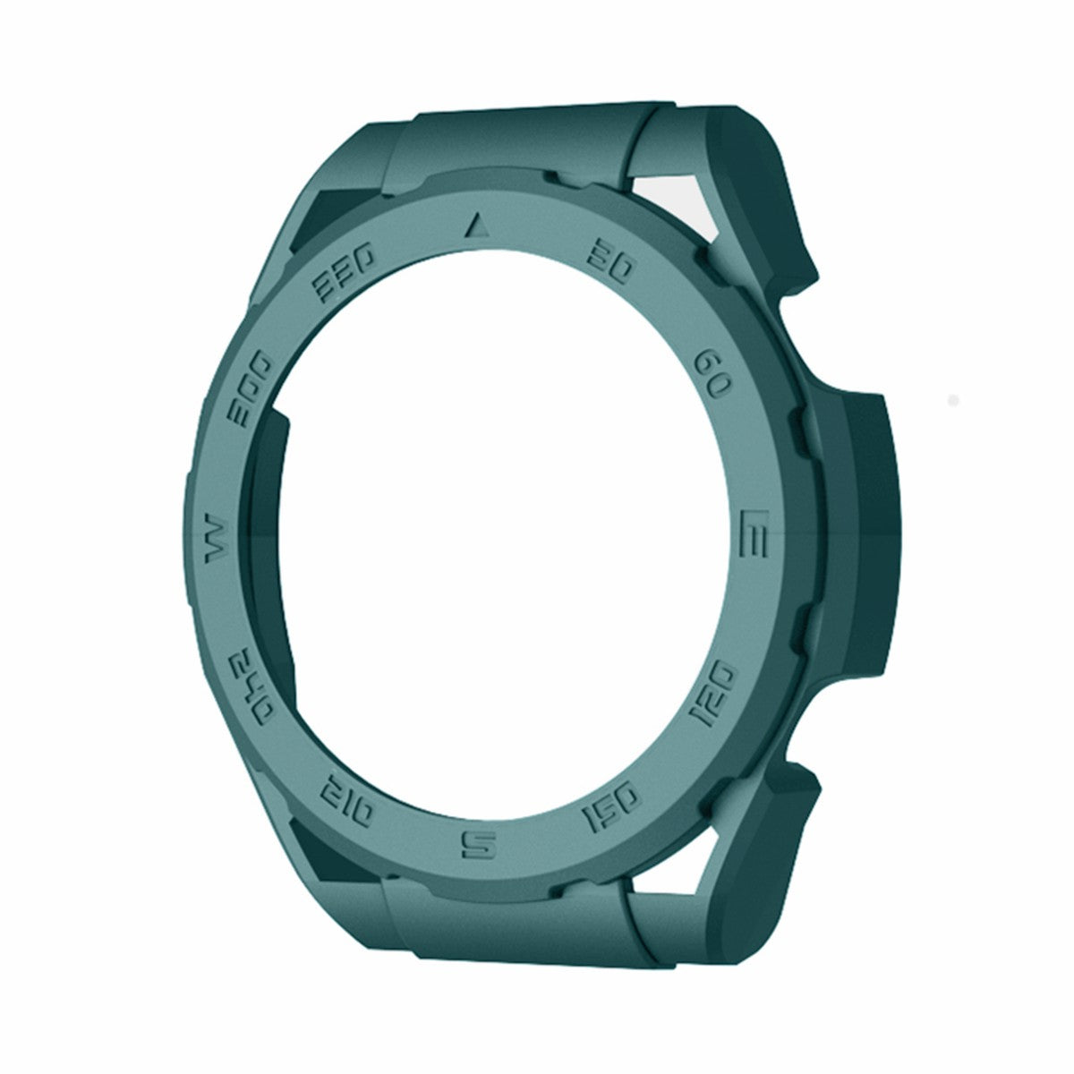 For Haylou Watch R8 Hard PC Watch Frame Case Anti-scratch Protective Cover - Midnight Green