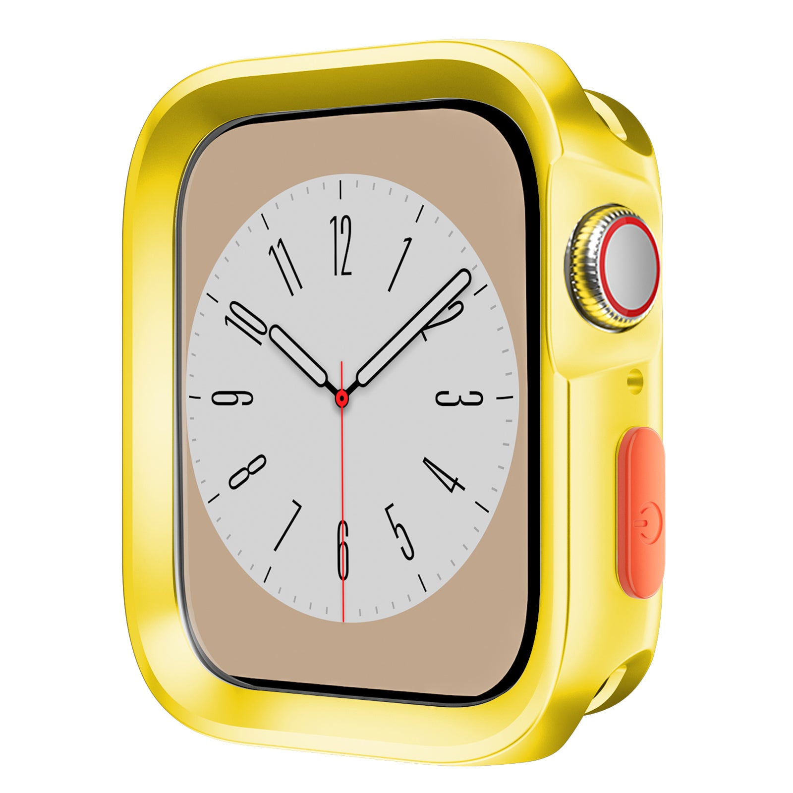 For Apple Watch Series 6 / 5 / 4 / SE (2022) / SE (2023) / SE 44mm Watch Case Anti-drop Hollow TPU Watch Frame - Matte Black