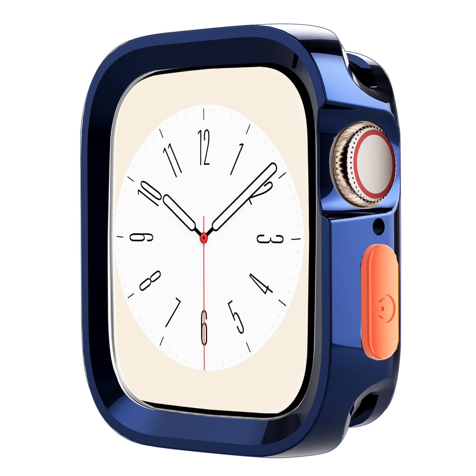 For Apple Watch Series 6 / 5 / 4 / SE (2022) / SE (2023) / SE 44mm Watch Case Anti-drop Hollow TPU Watch Frame - Matte Black
