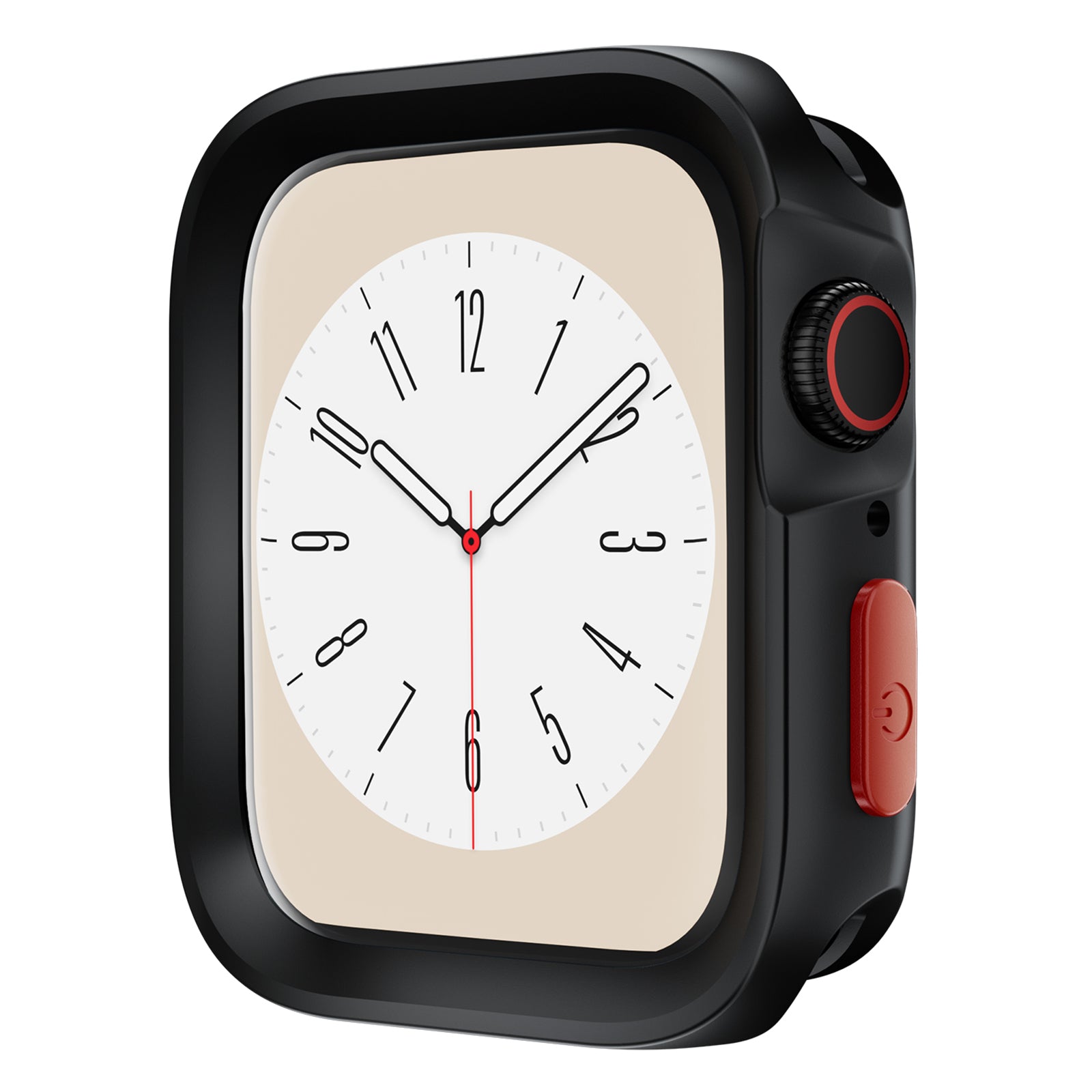 For Apple Watch Series 6 / 5 / 4 / SE (2022) / SE (2023) / SE 40mm TPU Watch Case Hollow Protective Cover - Matte Black