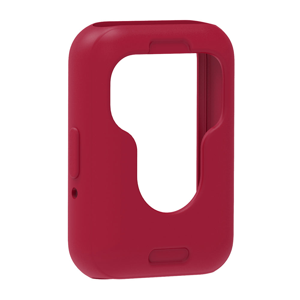 For Samsung Galaxy Fit3 Silicone Protective Cover Anti-Scratch Smart Watch Case - Black