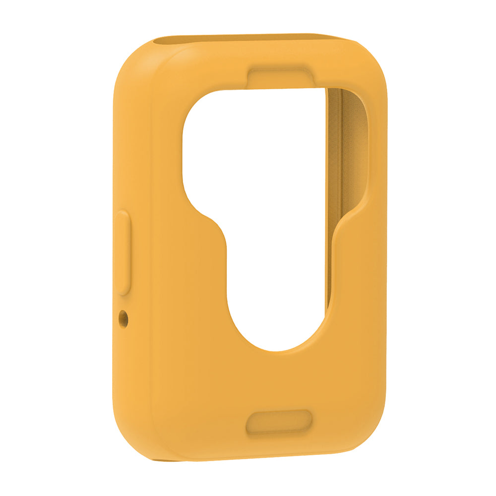 For Samsung Galaxy Fit3 Silicone Protective Cover Anti-Scratch Smart Watch Case - Black