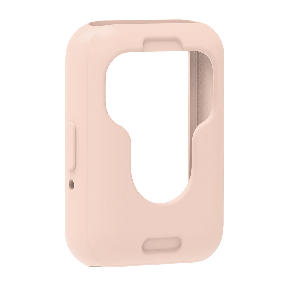 For Samsung Galaxy Fit3 Silicone Protective Cover Anti-Scratch Smart Watch Case - Black