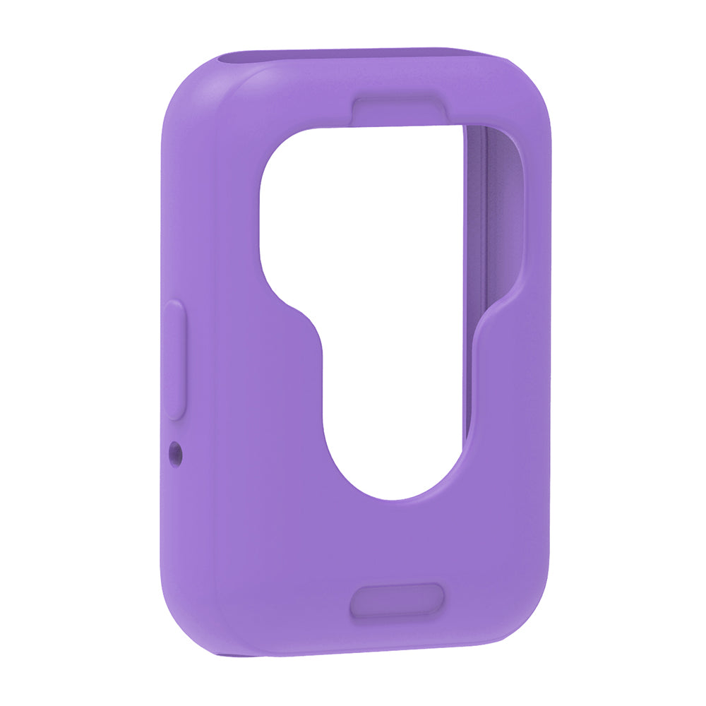 For Samsung Galaxy Fit3 Silicone Protective Cover Anti-Scratch Smart Watch Case - Black