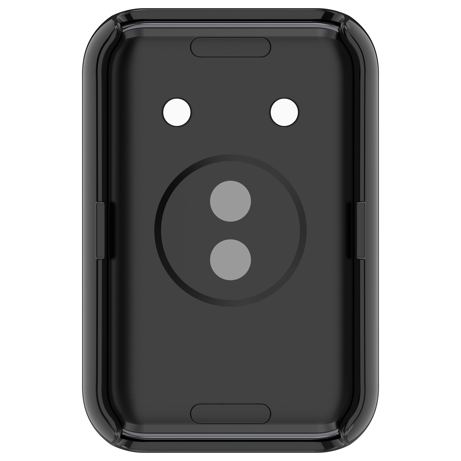 For Honor Band 9 Hard PC Watch Case Scratch Proof Cover with Tempered Glass Screen Film - Black
