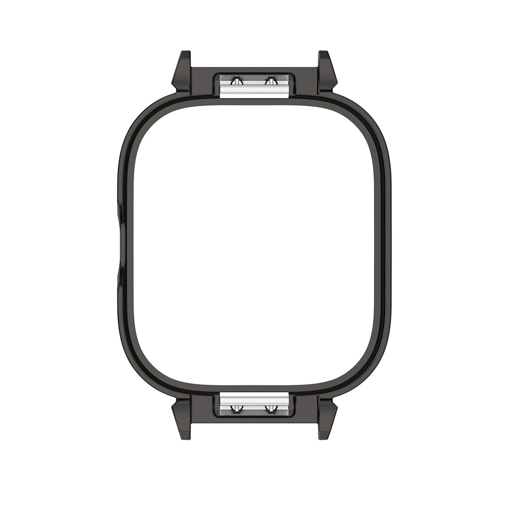For CMF Watch Pro D395 Smart Watch Case Metal Watch Protective Cover 20mm Watch Protector - Black