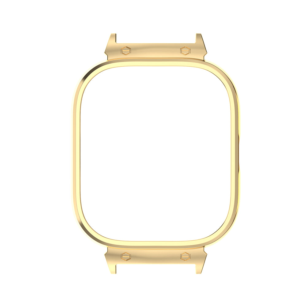 For CMF Watch Pro D395 Smart Watch Case Metal Watch Protective Cover 20mm Watch Protector - Black