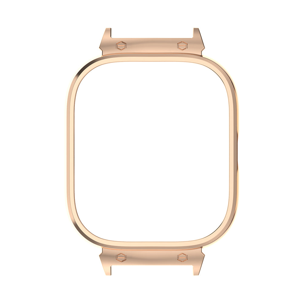 For CMF Watch Pro D395 Smart Watch Case Metal Watch Protective Cover 20mm Watch Protector - Black