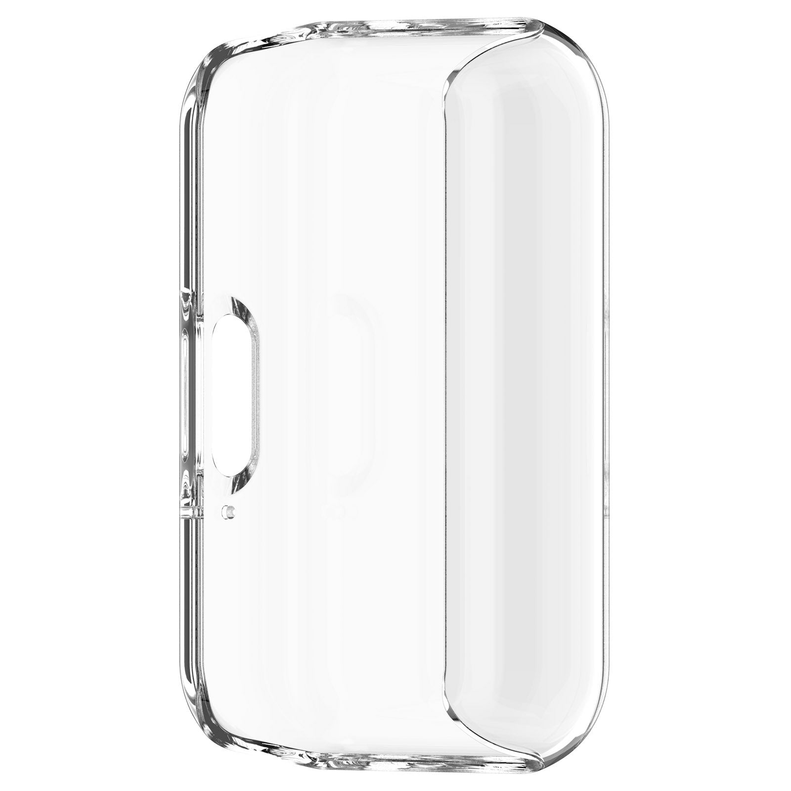 For Samsung Galaxy Fit3 Watch Frame Case Electroplating Fully Wrapped TPU Watch Cover - Transparent