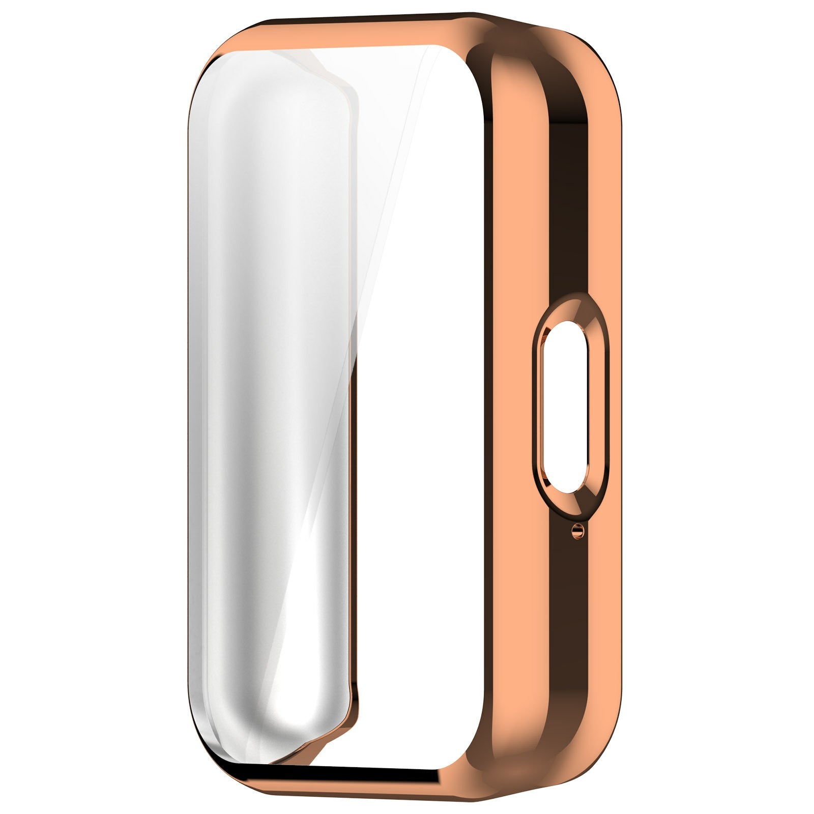 For Samsung Galaxy Fit3 Soft TPU Protective Cover All-inclusive Electroplating Watch Case - Rose Gold