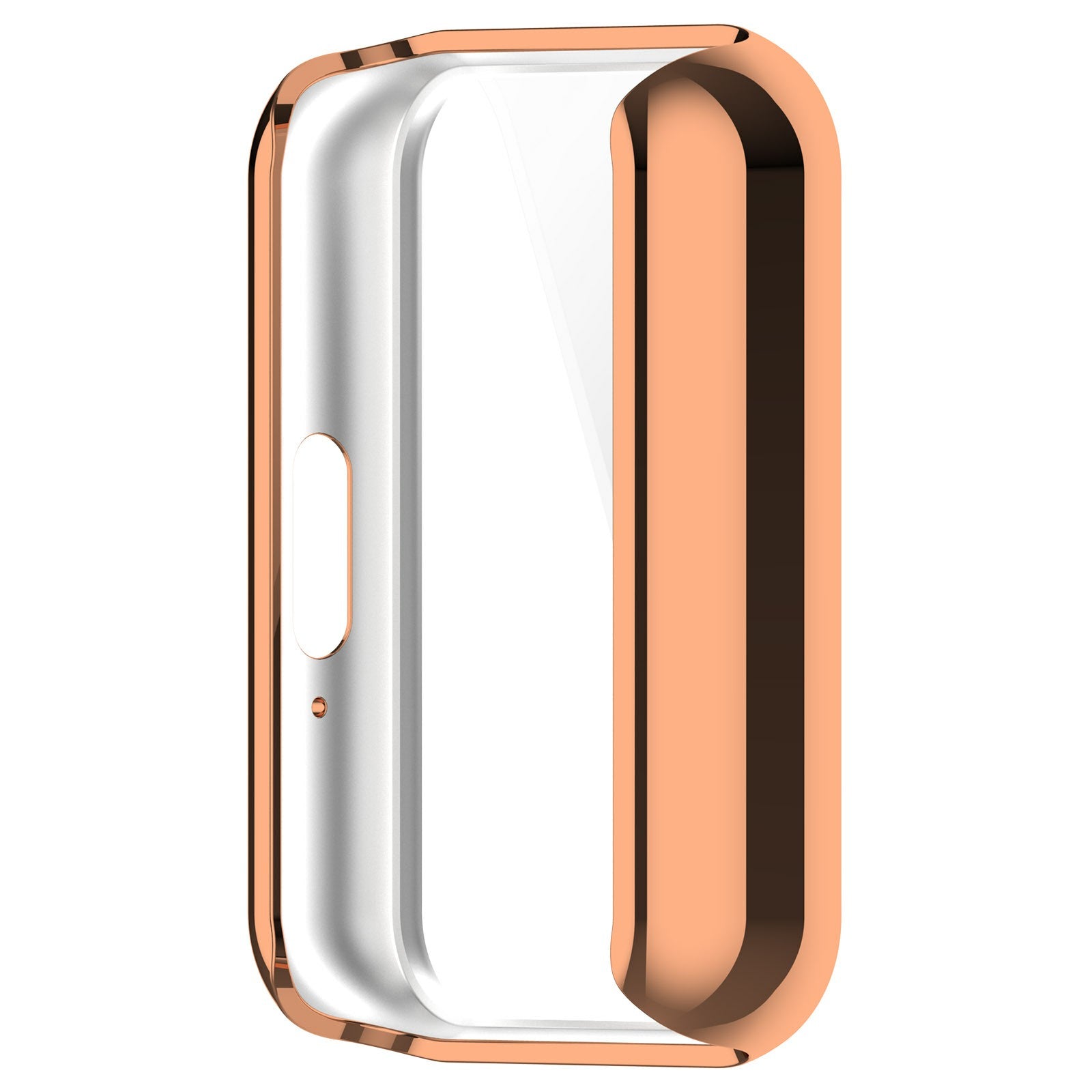 For Samsung Galaxy Fit3 Soft TPU Protective Cover All-inclusive Electroplating Watch Case - Rose Gold
