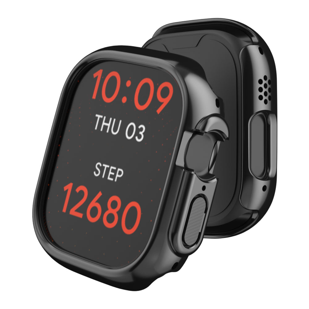 For Apple Watch Series 6  /  5  /  4  /  SE (2022)  /  SE 40mm PC Case Bump Proof Watch Cover - Black