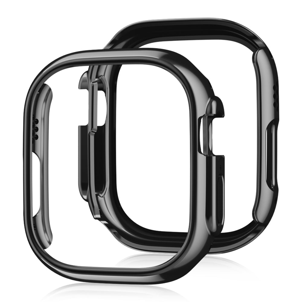 For Apple Watch Series 6  /  5  /  4  /  SE (2022)  /  SE 40mm PC Case Bump Proof Watch Cover - Black