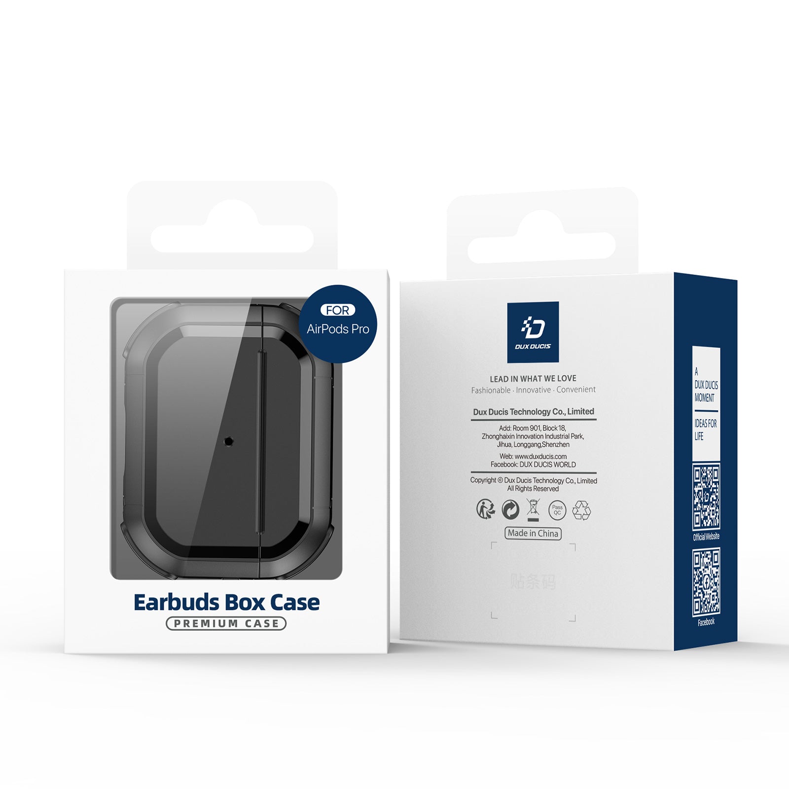 DUX DUCIS PECA Series for Apple AirPods with Charging Case (2016) / (2019) / AirPods with Wireless Charging Case (2019) Shockproof Cover