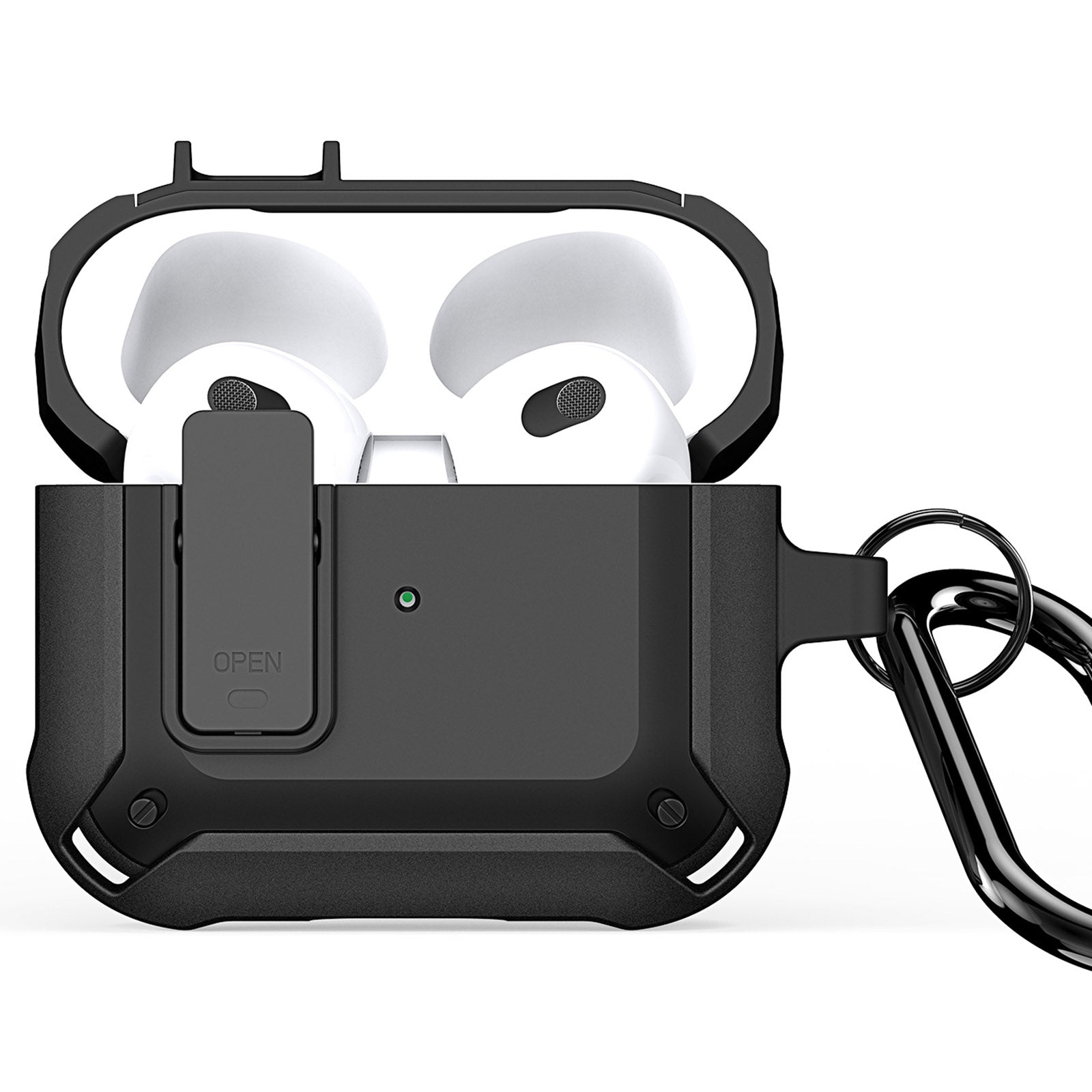 DUX DUCIS PECO Series for Apple AirPods 3 Earbuds Case Full Drop Protection Cover with Keychain