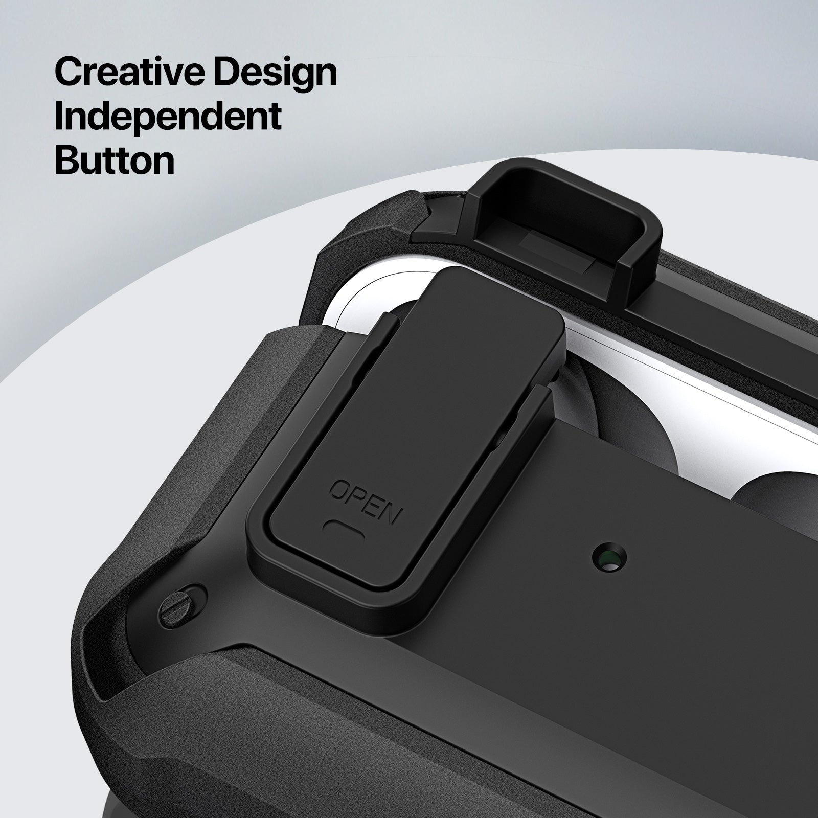 DUX DUCIS PECO Series for Apple AirPods 3 Earbuds Case Full Drop Protection Cover with Keychain
