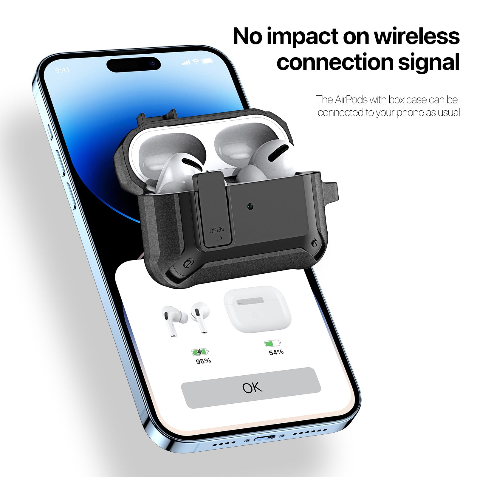 DUX DUCIS PECO Series for Apple AirPods 3 Earbuds Case Full Drop Protection Cover with Keychain