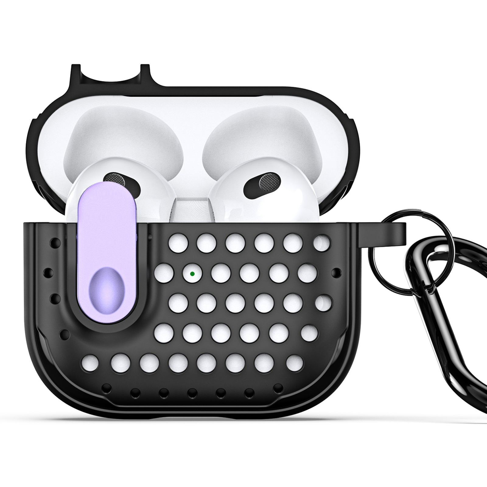 DUX DUCIS PECM Series for Apple AirPods 3 Case TPU+PC Protective Cover with Keychain