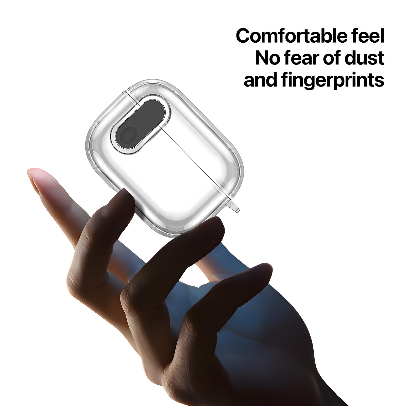 DUX DUCIS PECL Series for Apple AirPods Pro 2 Earphone Case TPU+PC Cover with Hanging Hook