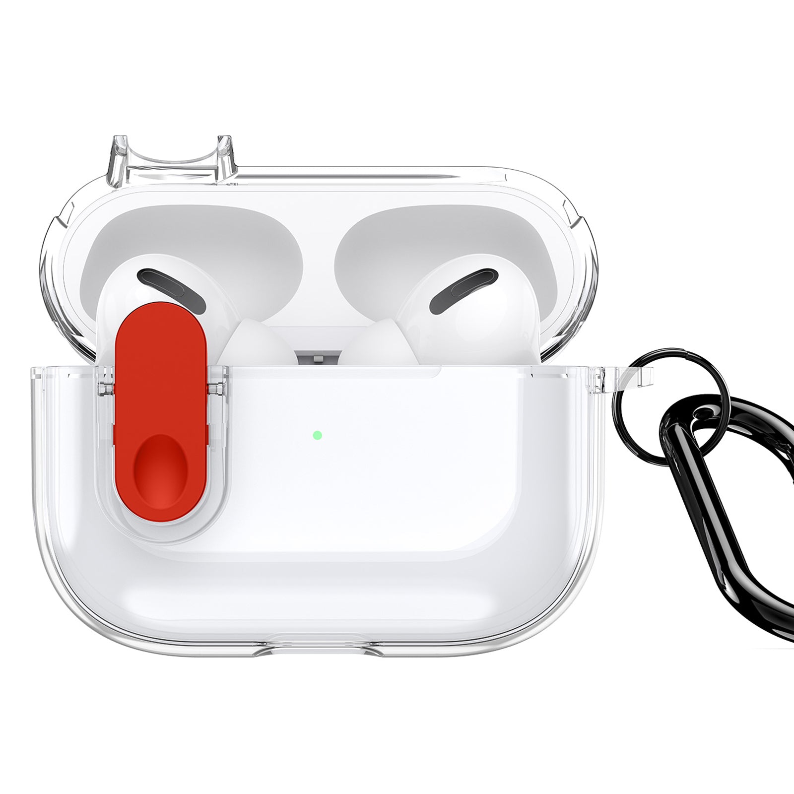 DUX DUCIS PECL Series for Apple AirPods Pro 2 Earphone Case TPU+PC Cover with Hanging Hook