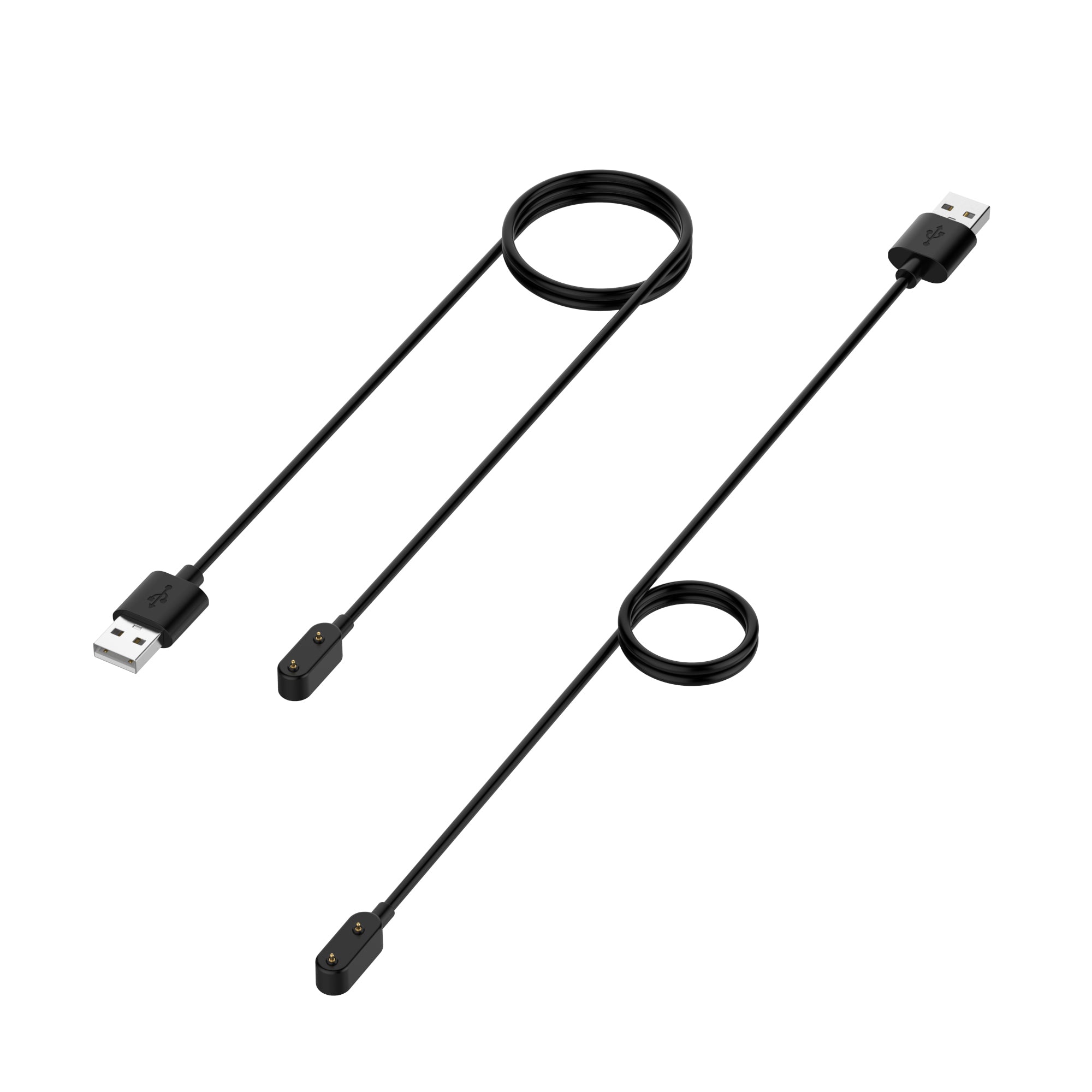1m Magnetic Power Cord for Samsung Galaxy Fit3 (SM-R390) Charging Cable - Black
