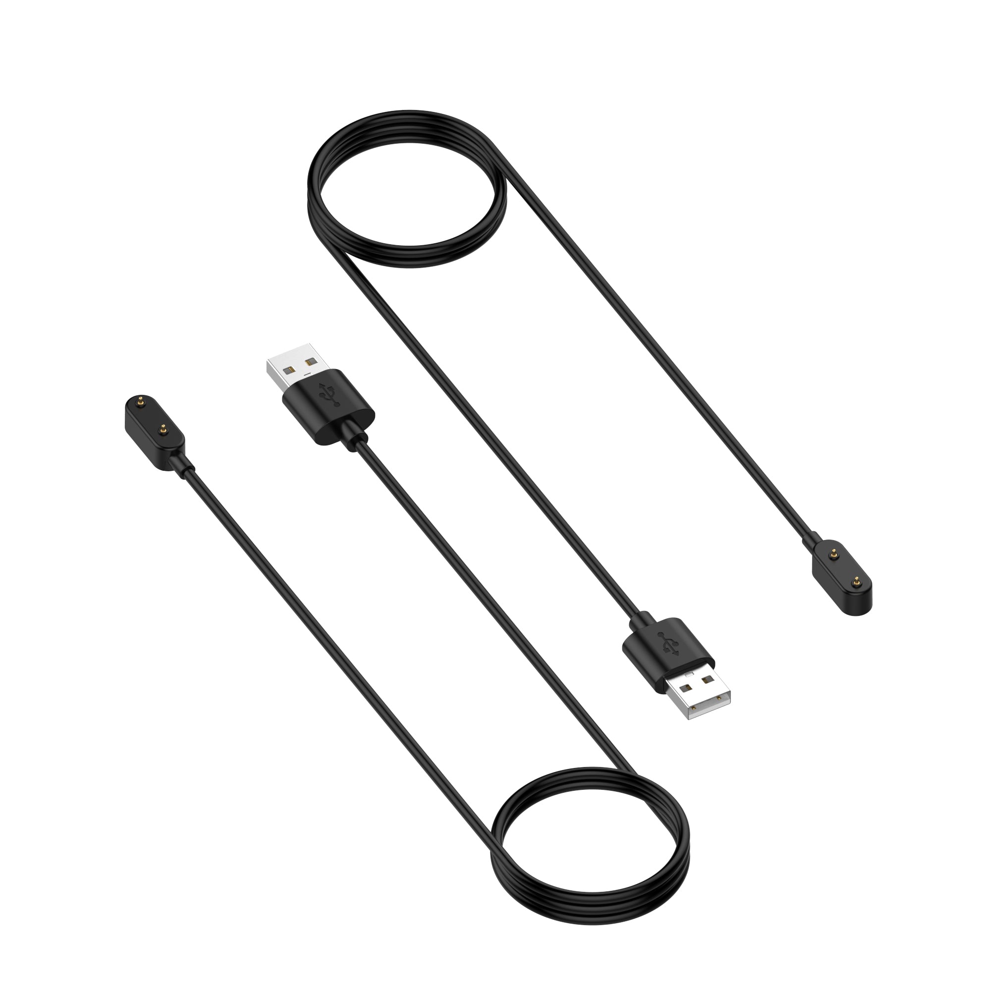 1m Magnetic Power Cord for Samsung Galaxy Fit3 (SM-R390) Charging Cable - Black