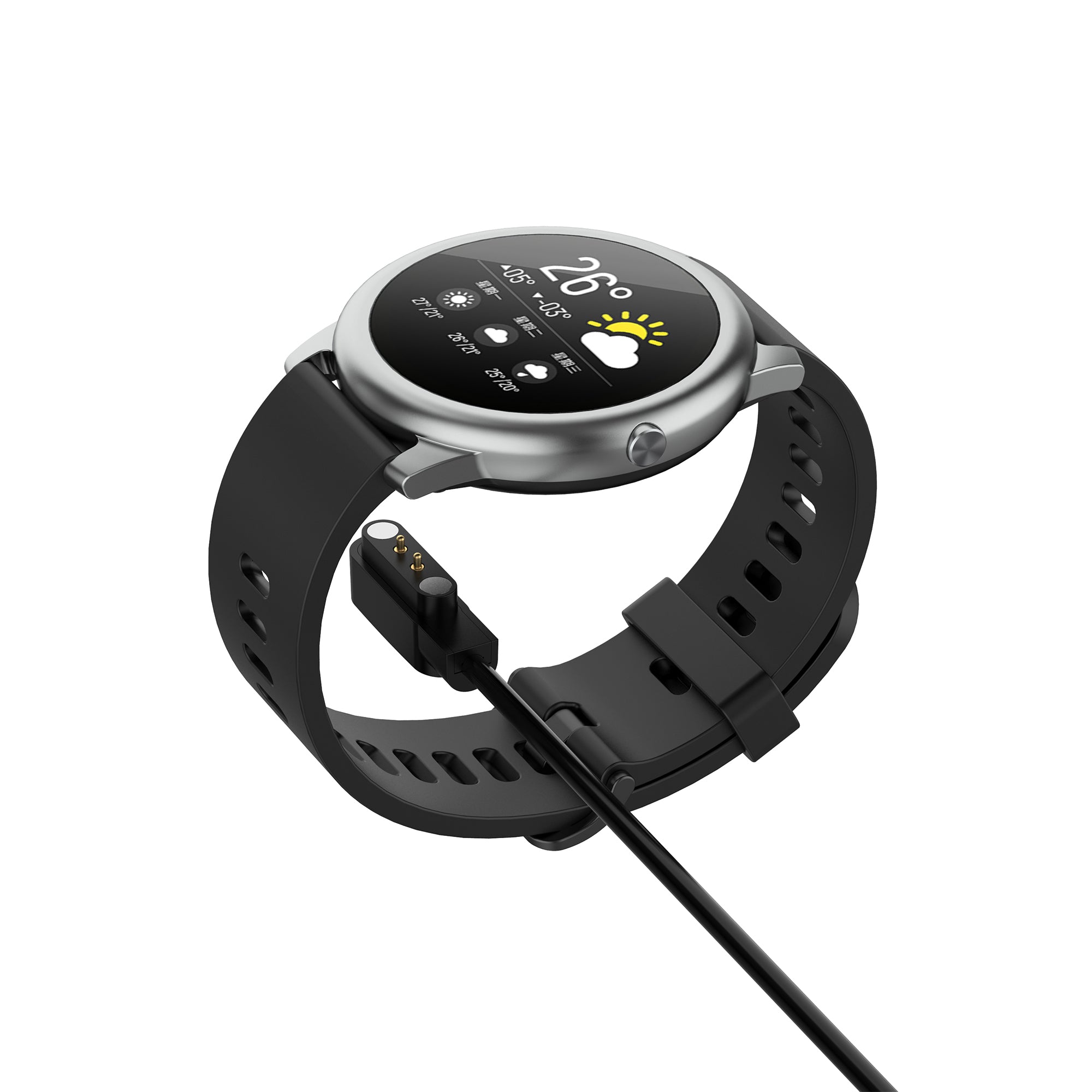 For P66D Watch USB Magnetic Watch Charger Charging Dock with 100CM Cable