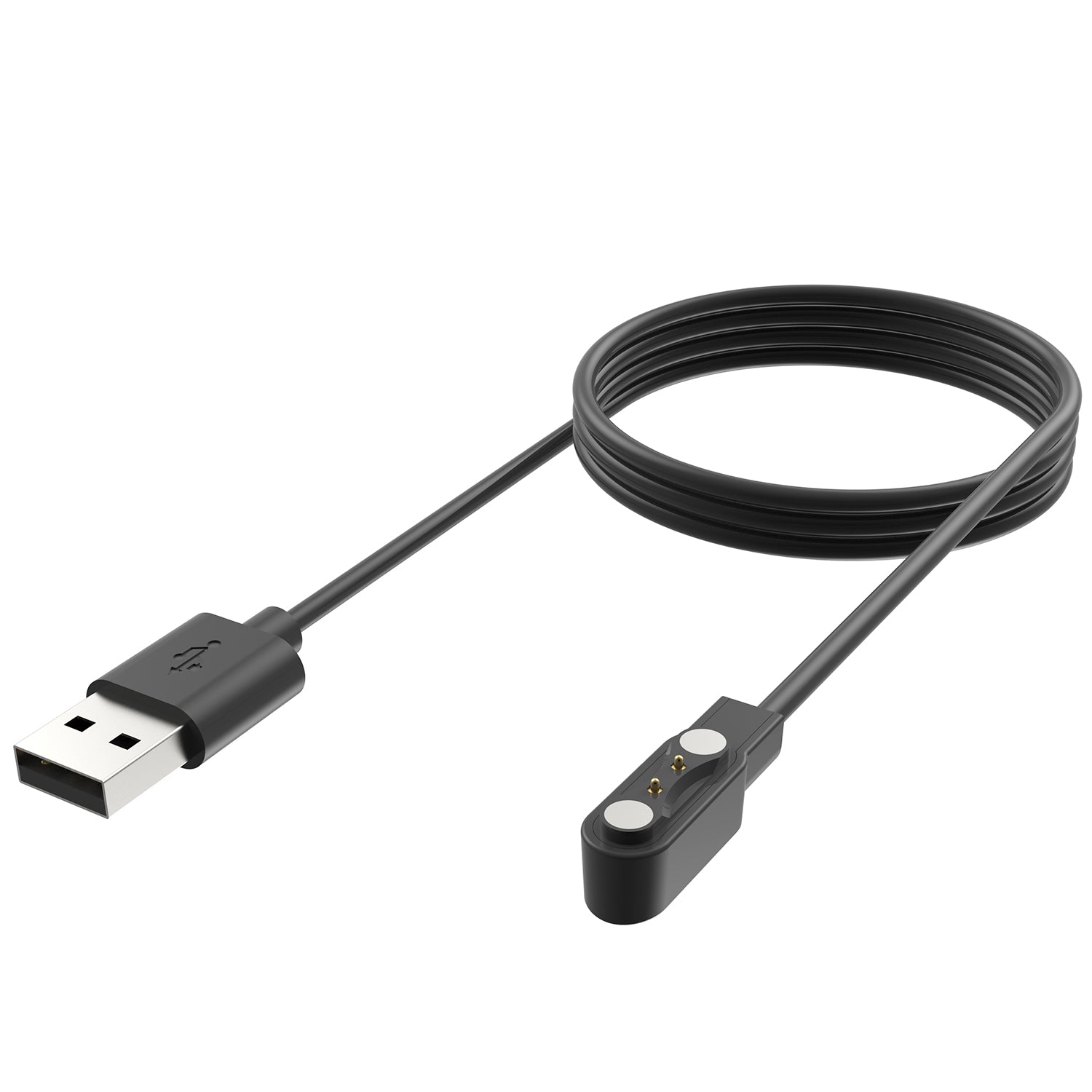 For LUONENG KW30 USB Magnetic Watch Charger Charging Dock with 100CM Cable