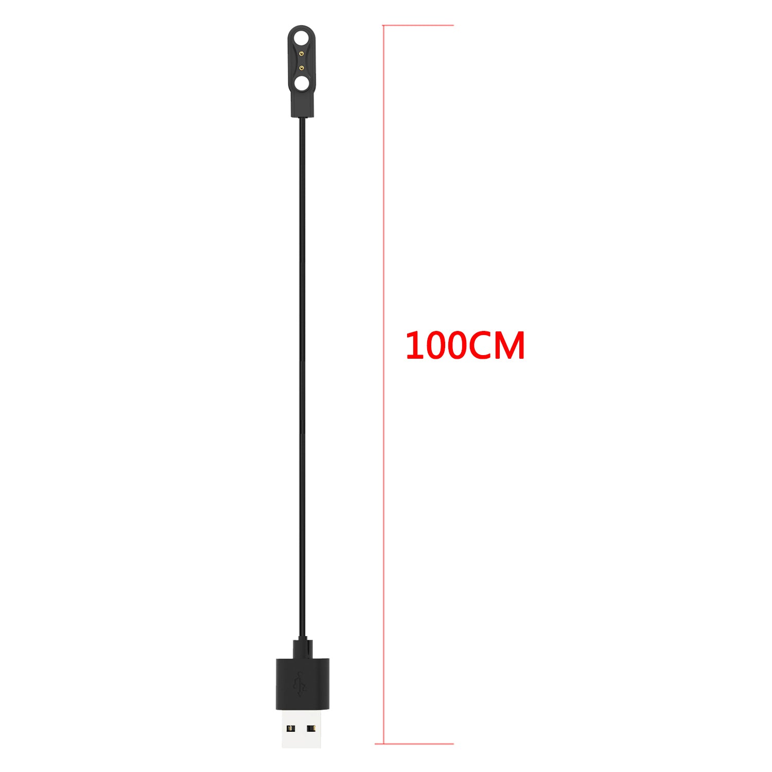 For LUONENG KW30 USB Magnetic Watch Charger Charging Dock with 100CM Cable