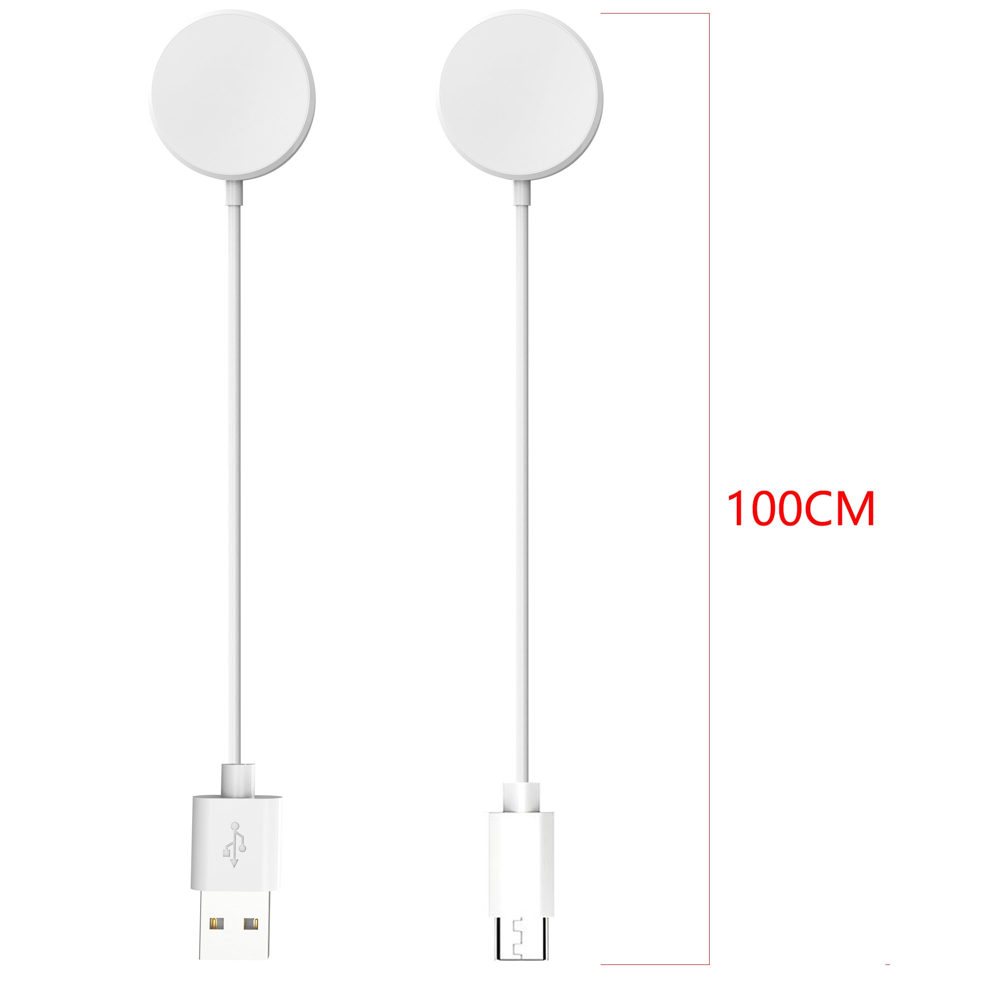 For Samsung Galaxy Watch 6 5 4 Classic 3 Active Smartwatch Charging Dock with 100CM Cable - White